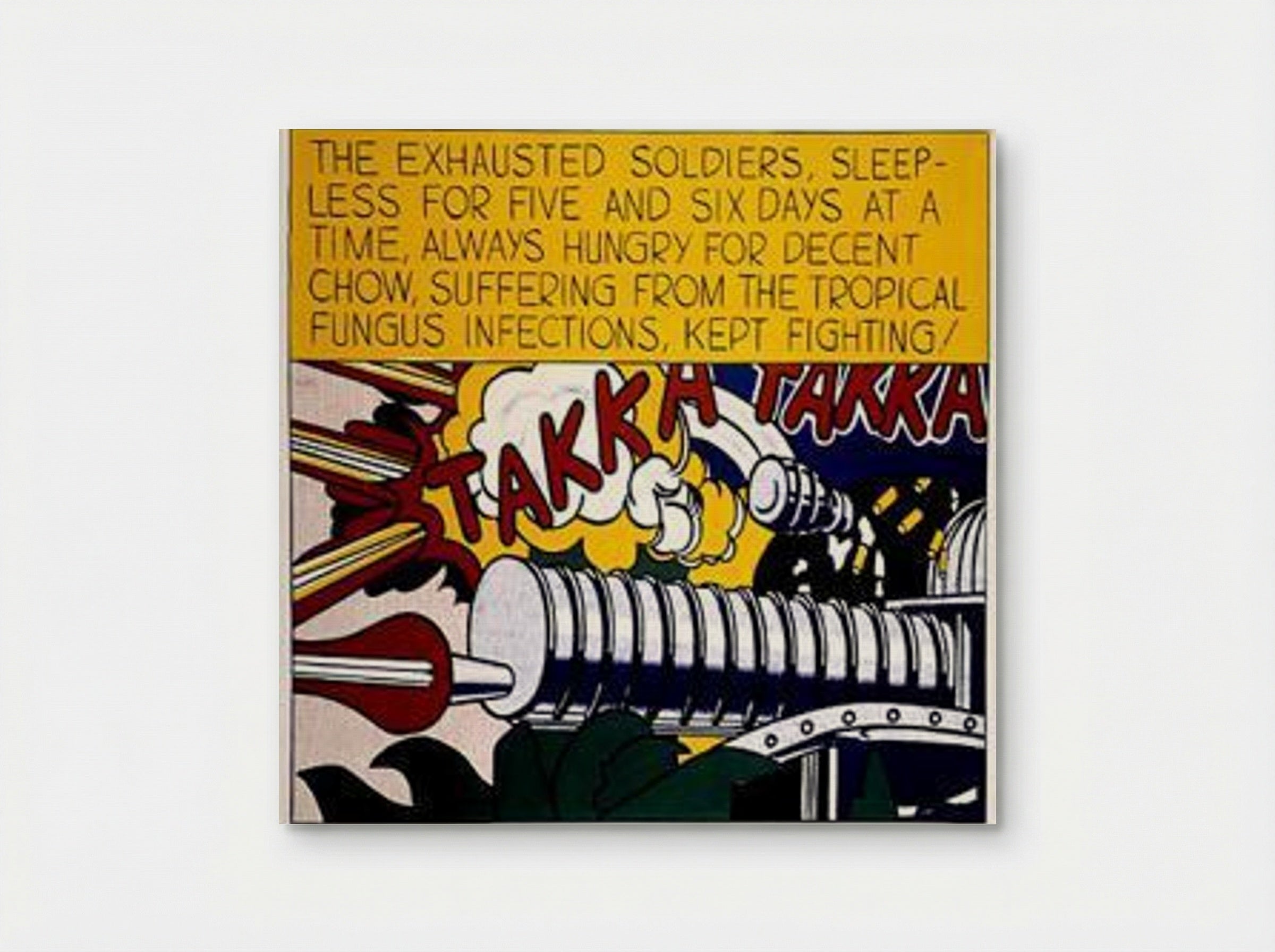 Takka Takka - Roy Lichtenstein - Poster