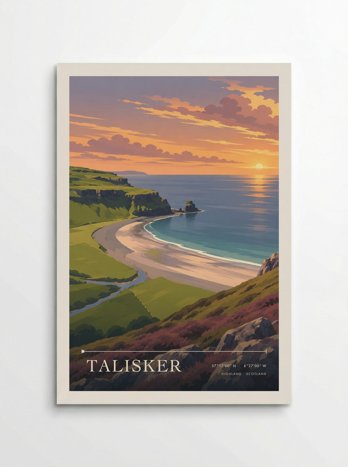 Talisker, Highland | Travel Poster - Poster