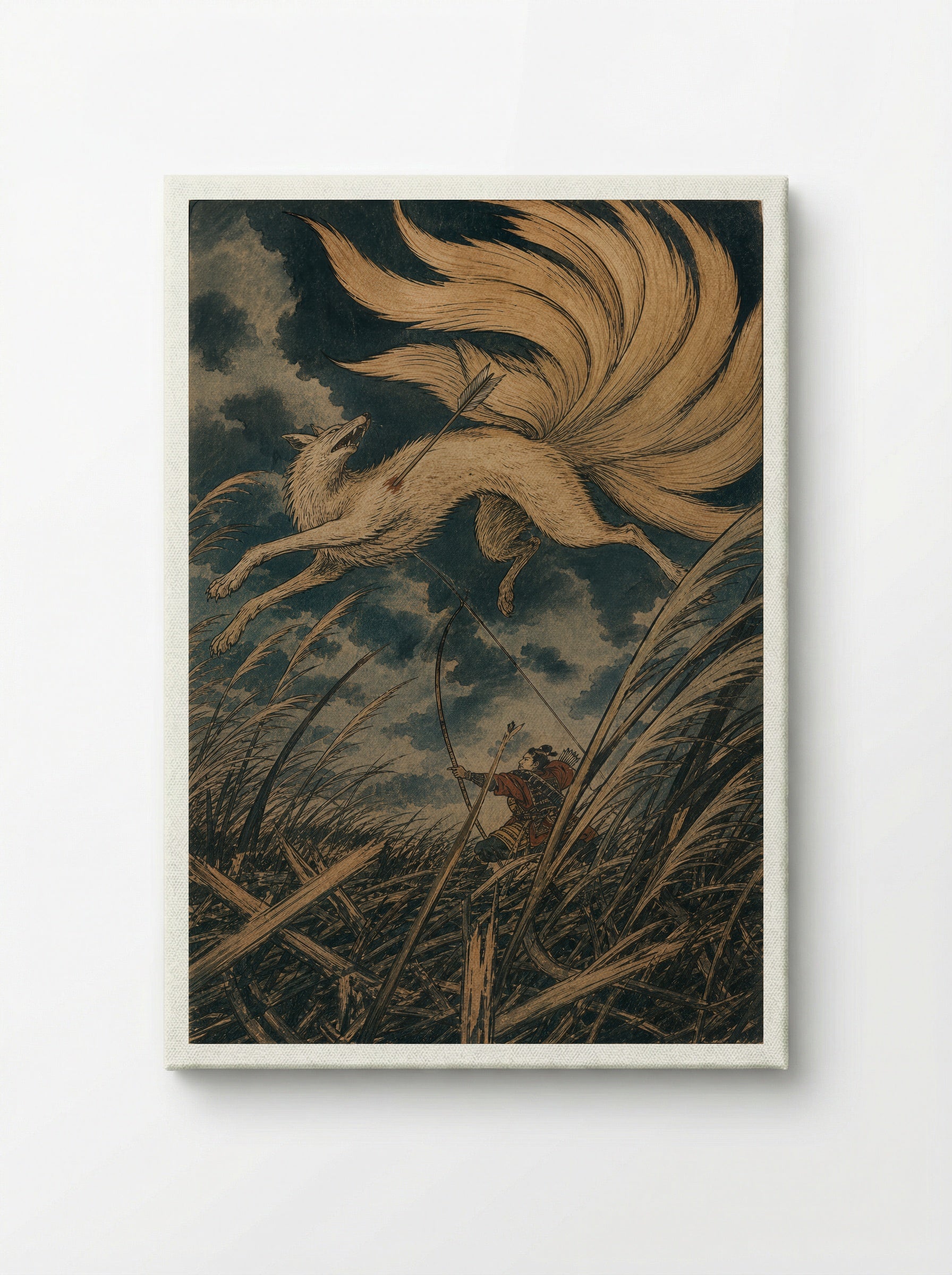 Tamamo-no-Mae and the Killing Stone: The Archer's Shot - Canvas