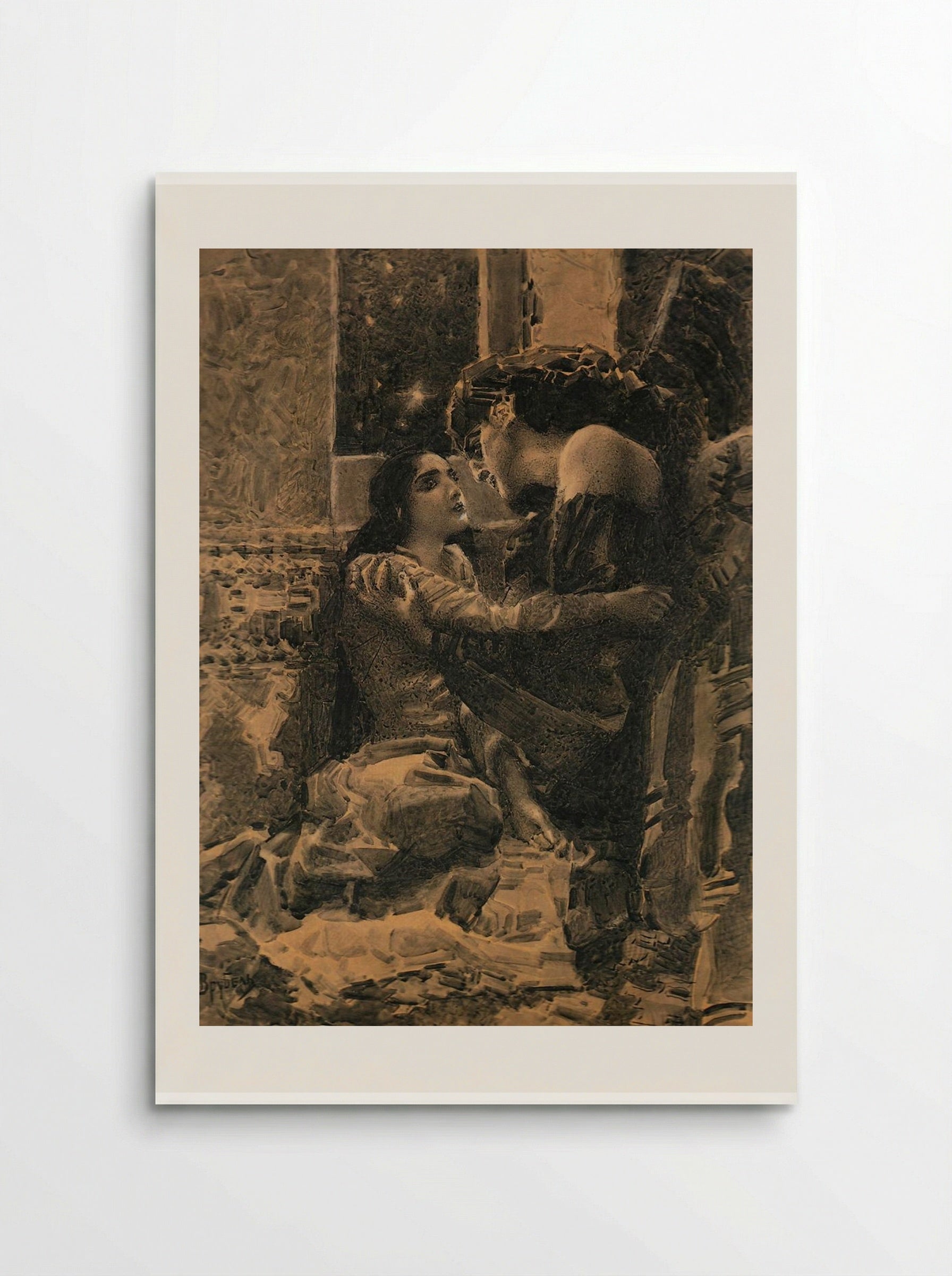 Tamara and the Demon - Mikhail Vrubel - Poster