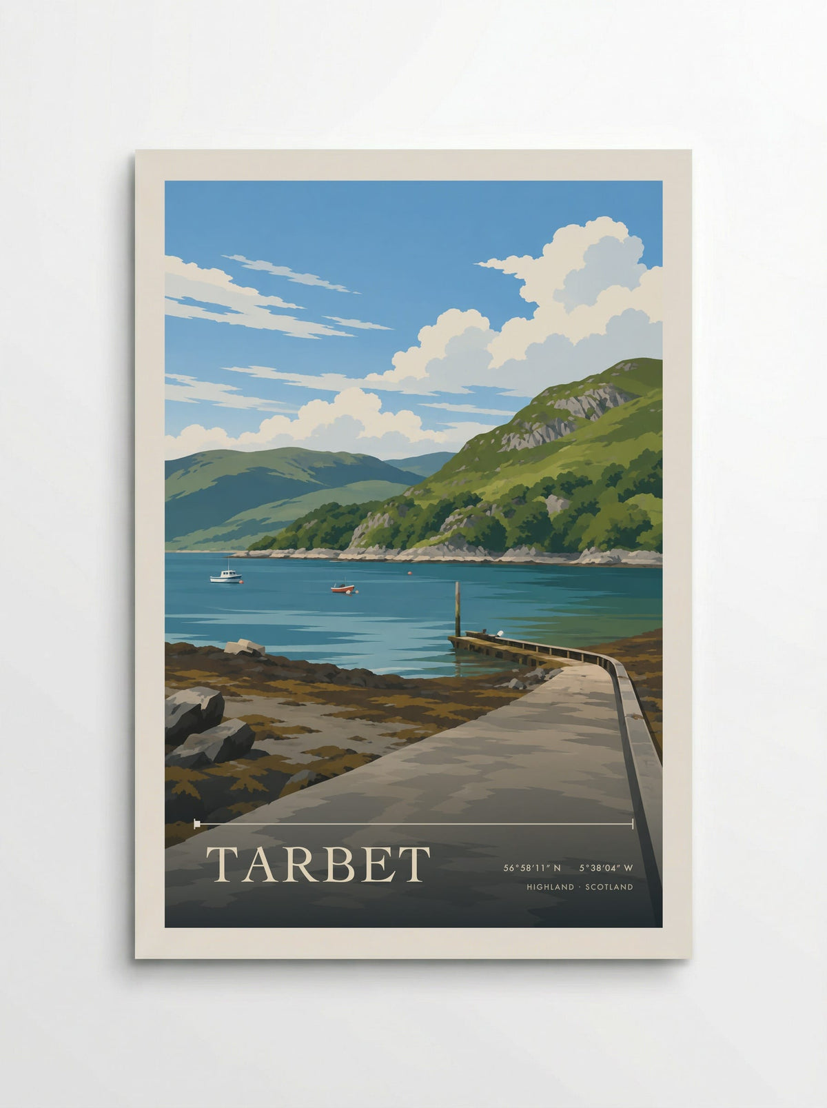 Tarbet, Highland | Travel Poster - Poster