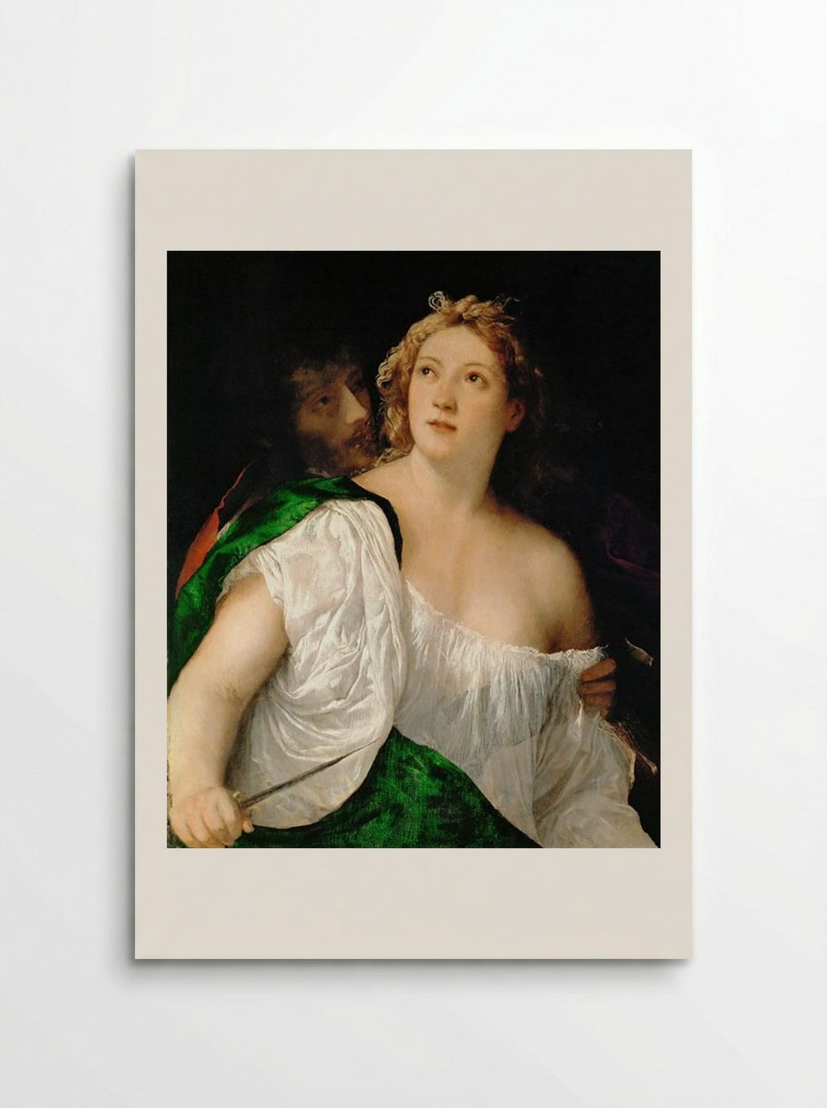 Tarquin and Lucretia - Titian - Poster