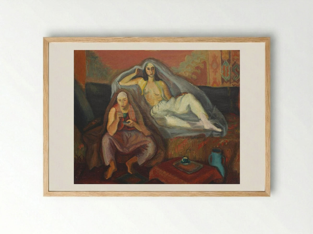 Tatar Interior - Iosif Iser - Framed Print Wood