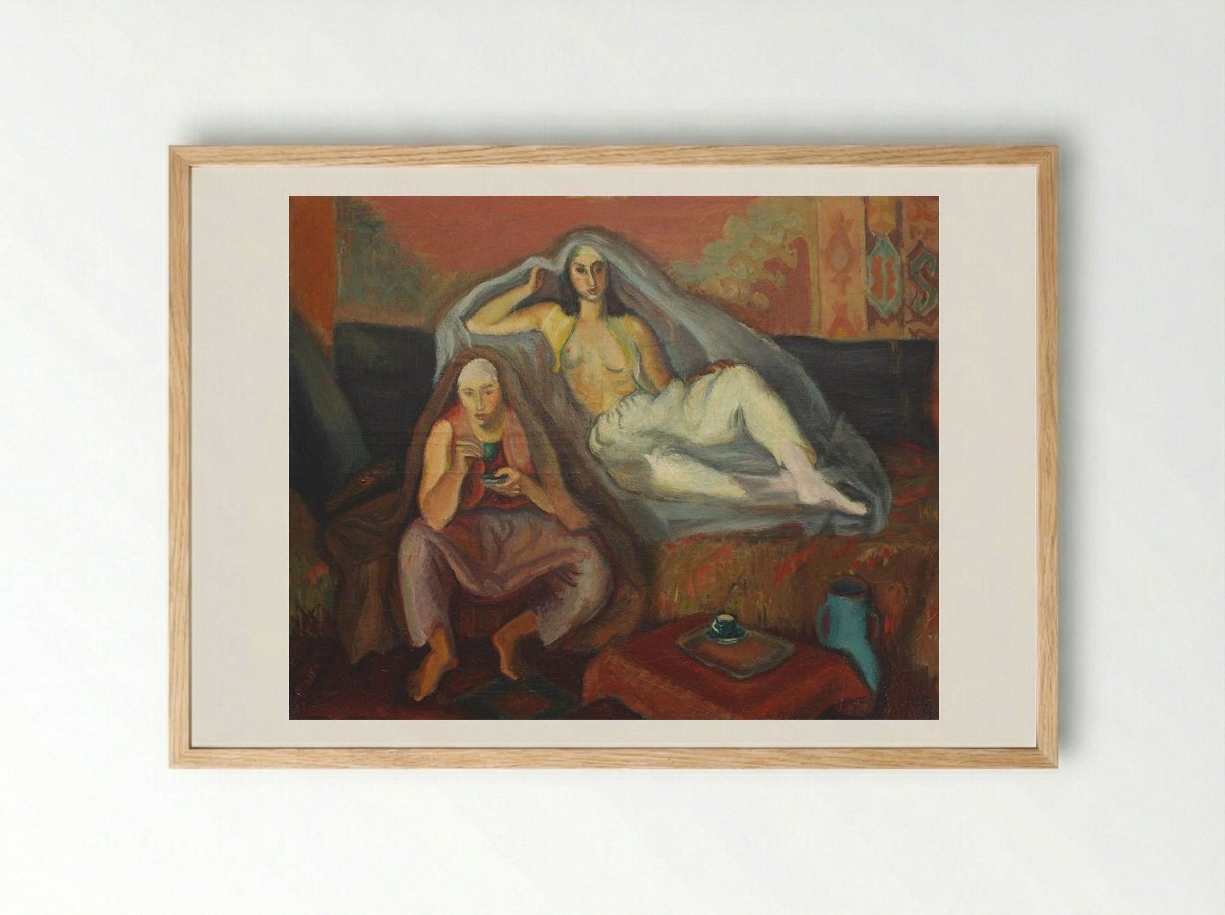 Tatar Interior - Iosif Iser - Framed Print Wood