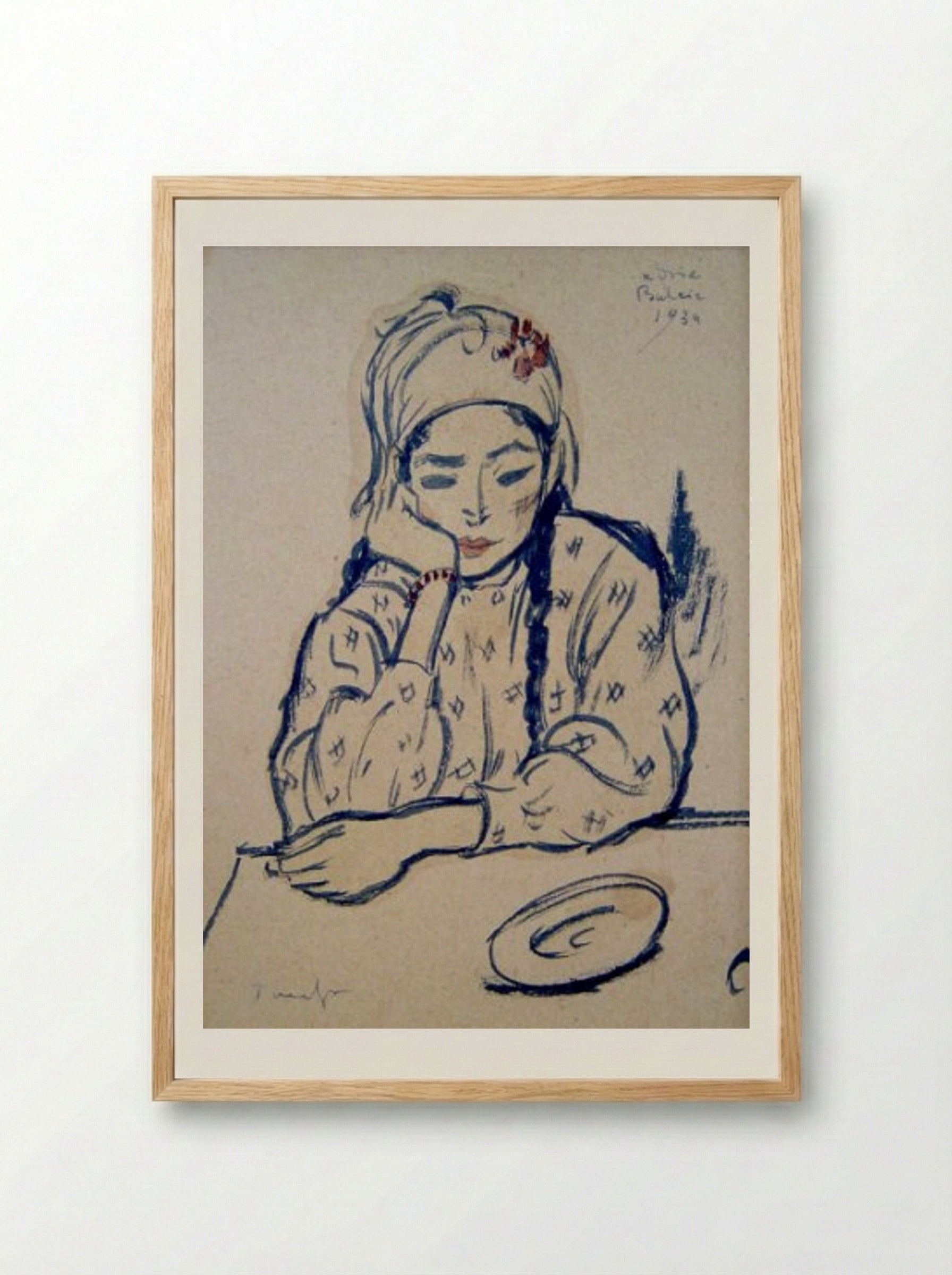 Tatar Women in Balcic - Nicolae Tonitza - Framed Print Wood