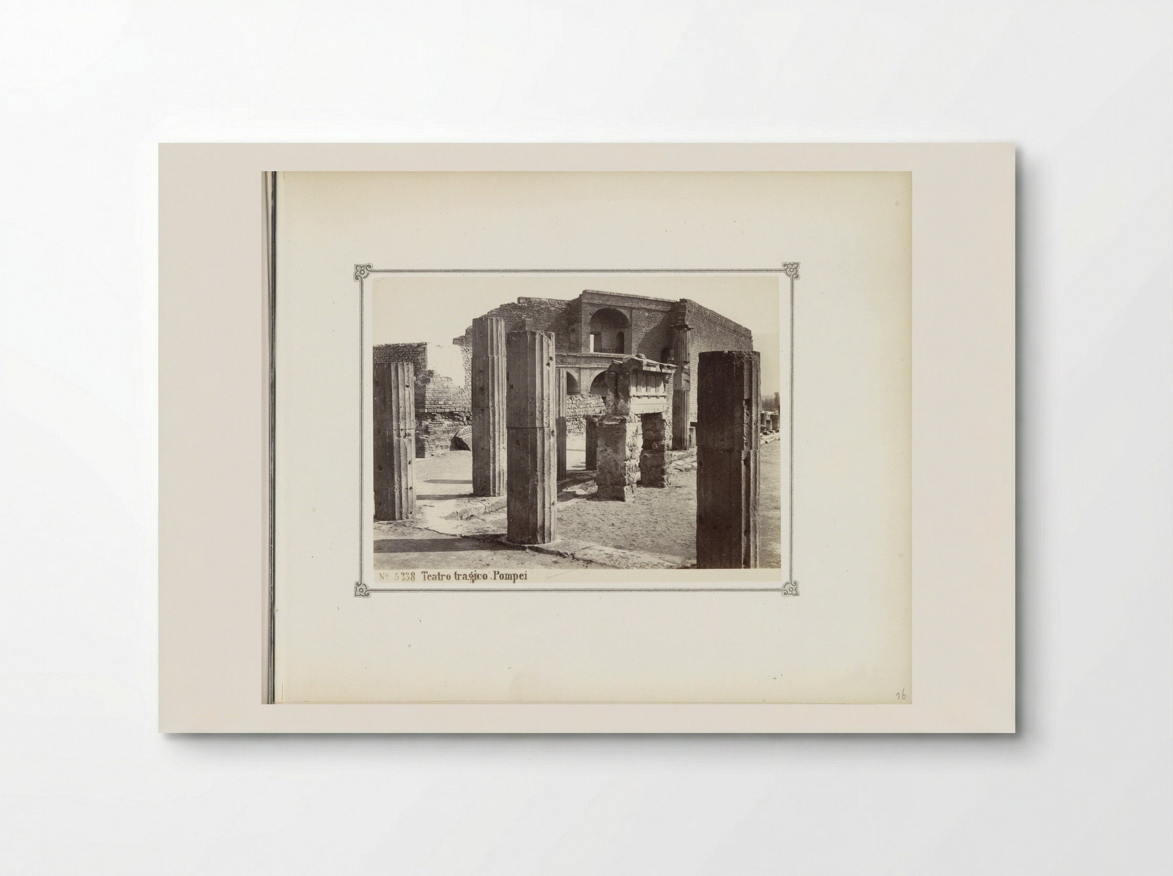 Teatro tragico, Pompei - Giorgio Sommer - Poster
