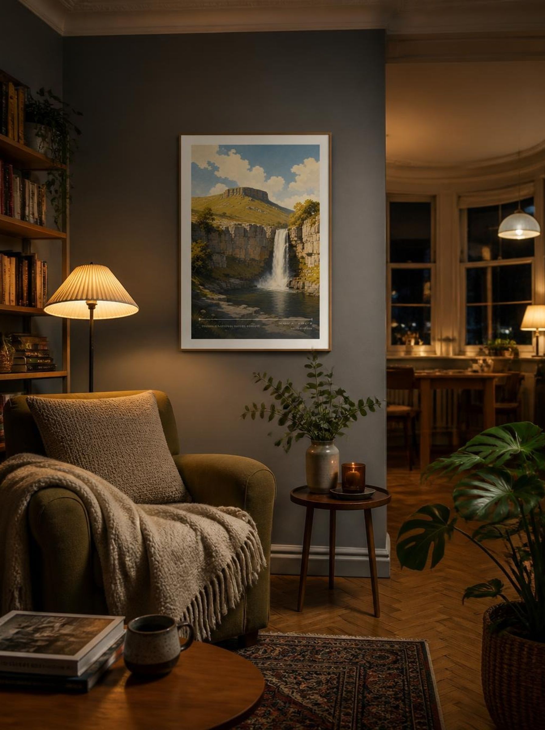 Teesdale National Nature Reserve United Kingdom Travel Poster - Lifestyle