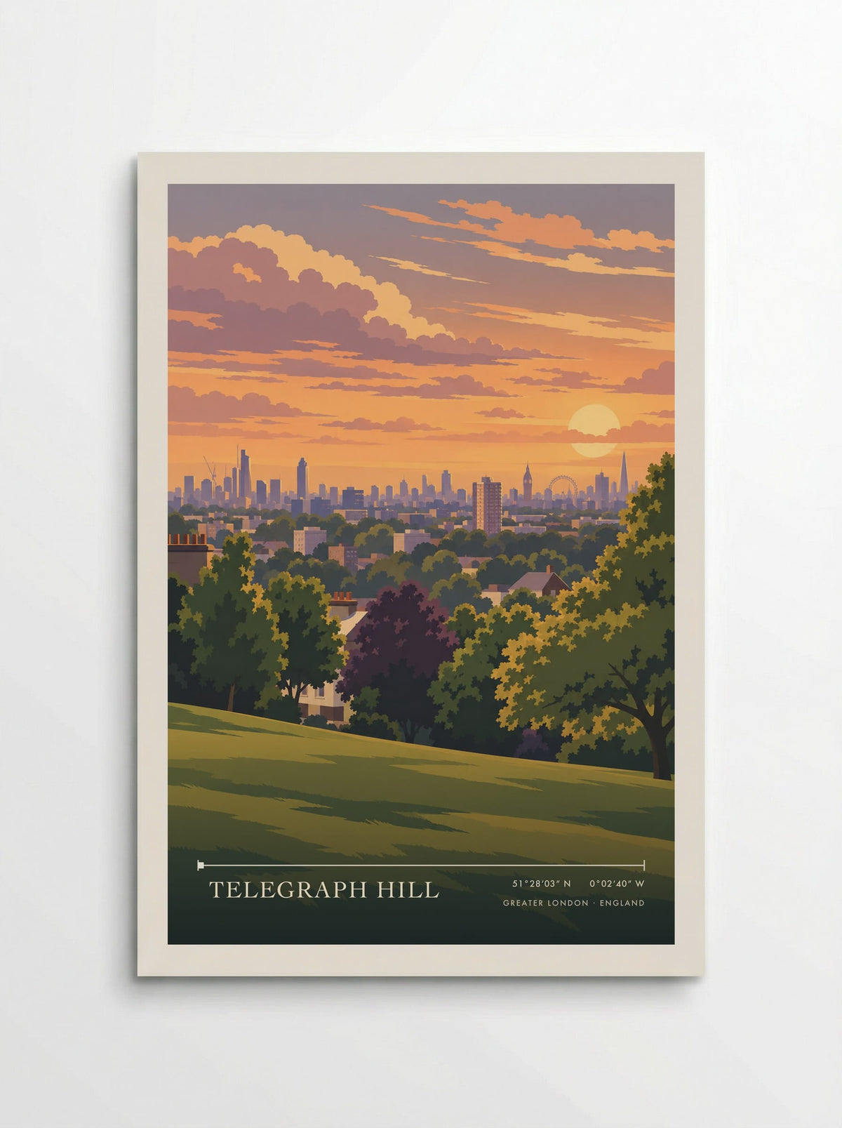 Telegraph Hill, Greater London | Travel Poster - Poster