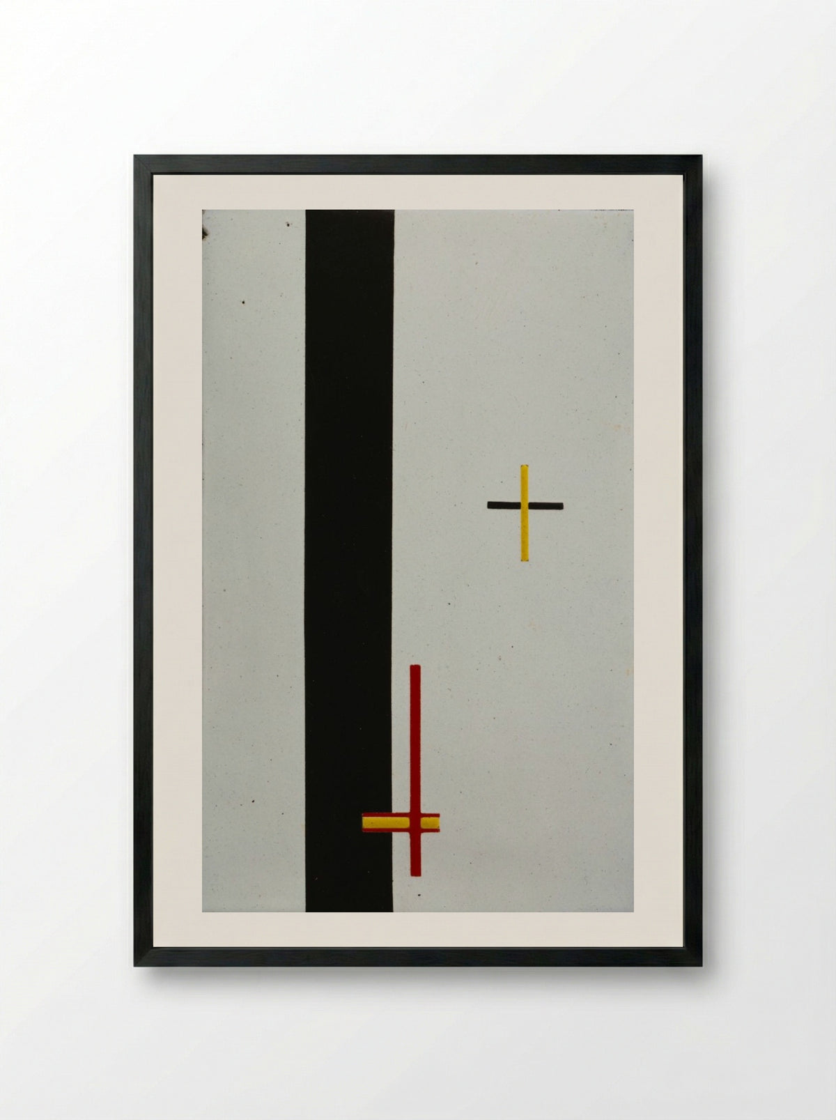 Telephone Picture EM 3 - Laszlo Moholy-Nagy - Framed Print Black