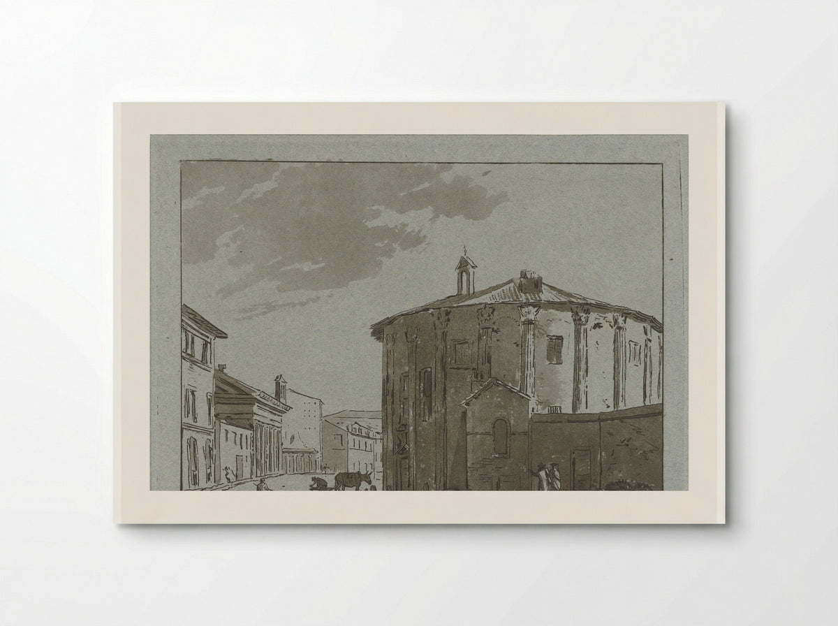 Tempel te Rome - Hermanus Fock - Poster