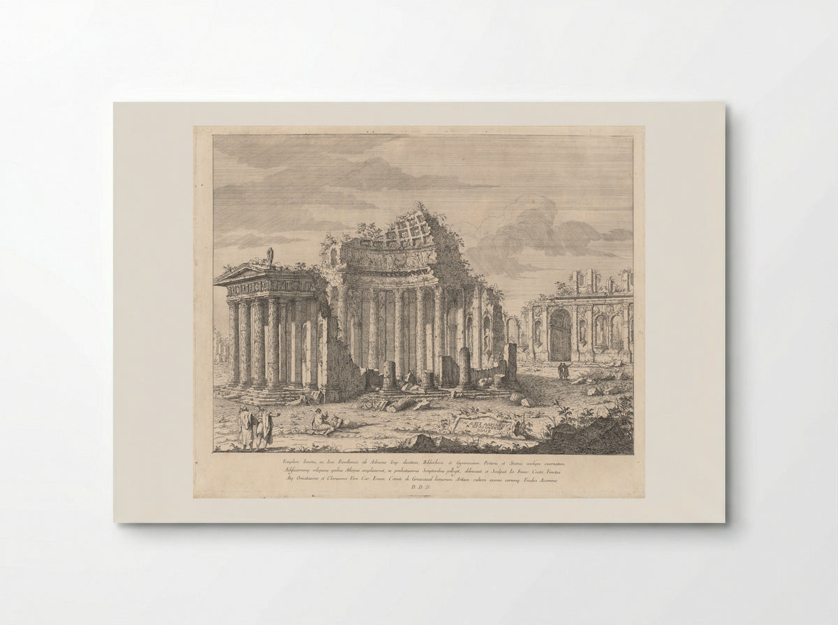 Tempel van Juno en Jupiter - Giovanni Francesco Costa - Poster
