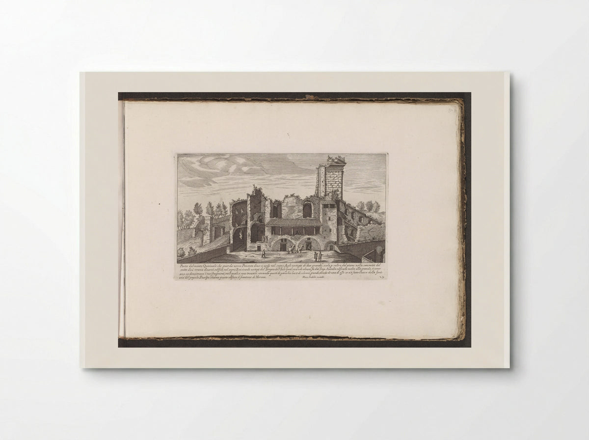 Tempel van Serapis - Giovanni Giacomo de' Rossi - Poster