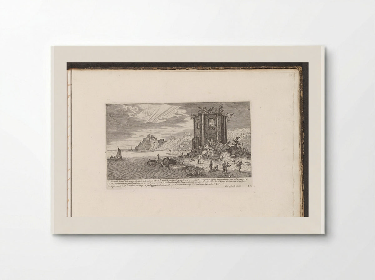 Tempel van Venus bij Baia - Giovanni Giacomo de' Rossi - Poster