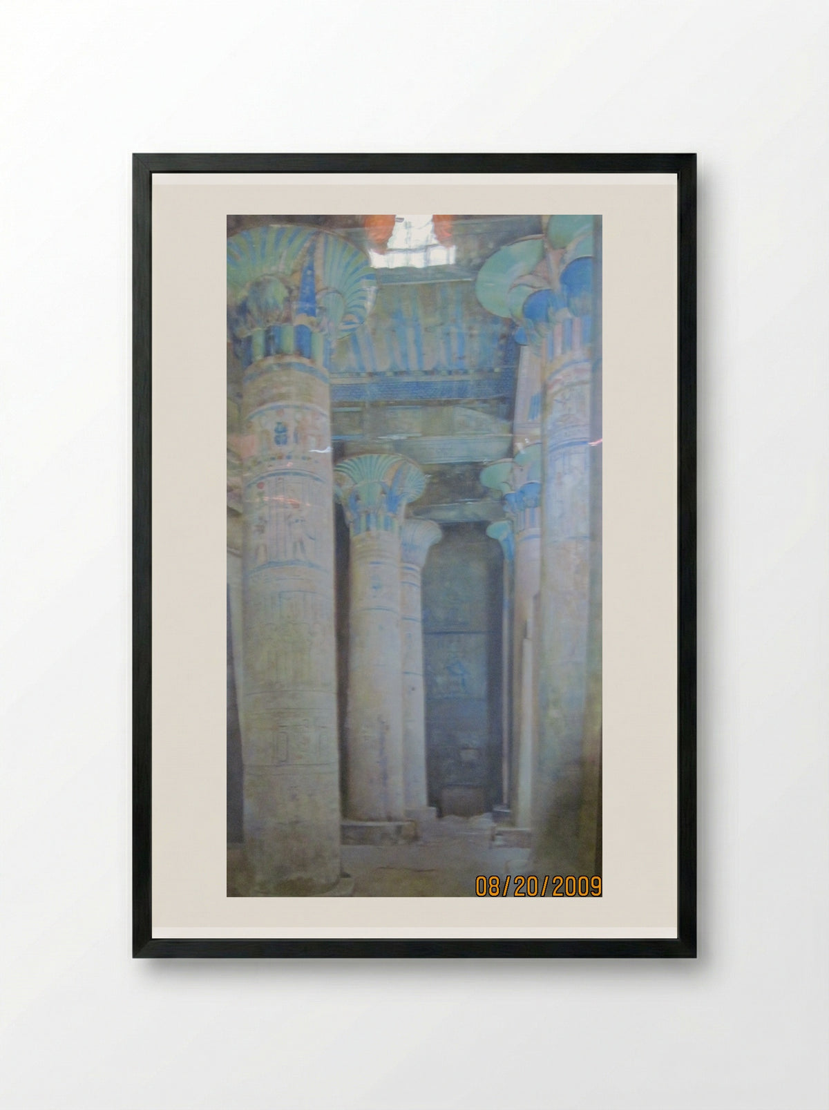 Temple at Philae - Joseph Lindon Smith - Framed Print Black