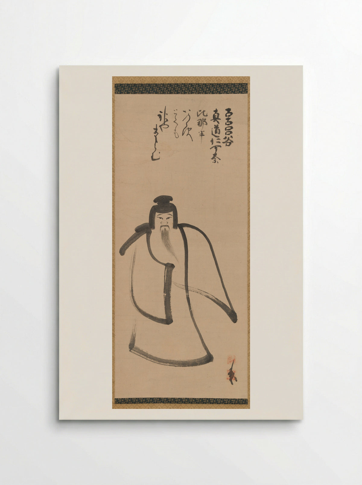 Tenjin Traveling to China - Konoe Nobutada - Poster