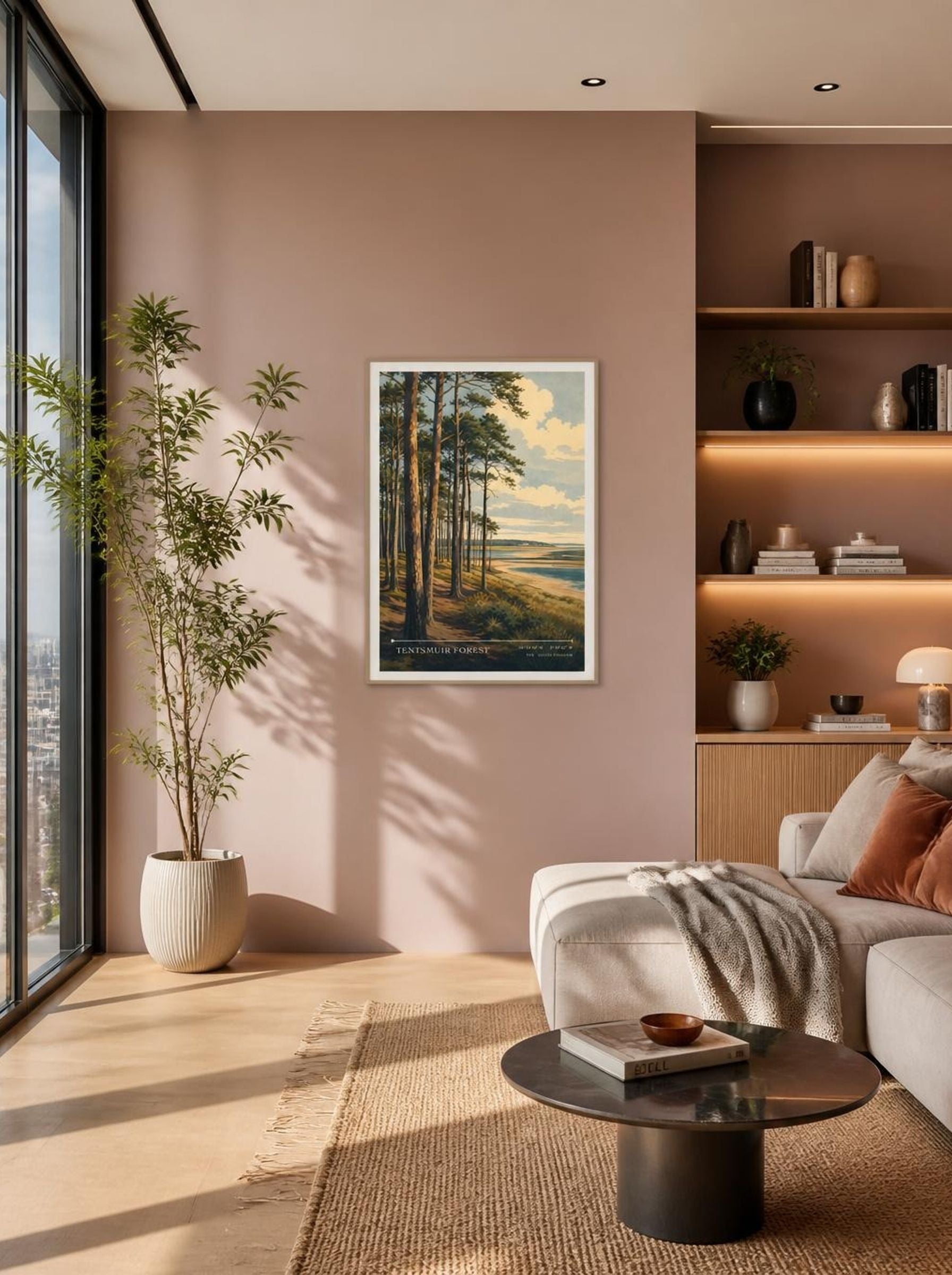 Tentsmuir Forest Fife United Kingdom Travel Poster - Lifestyle