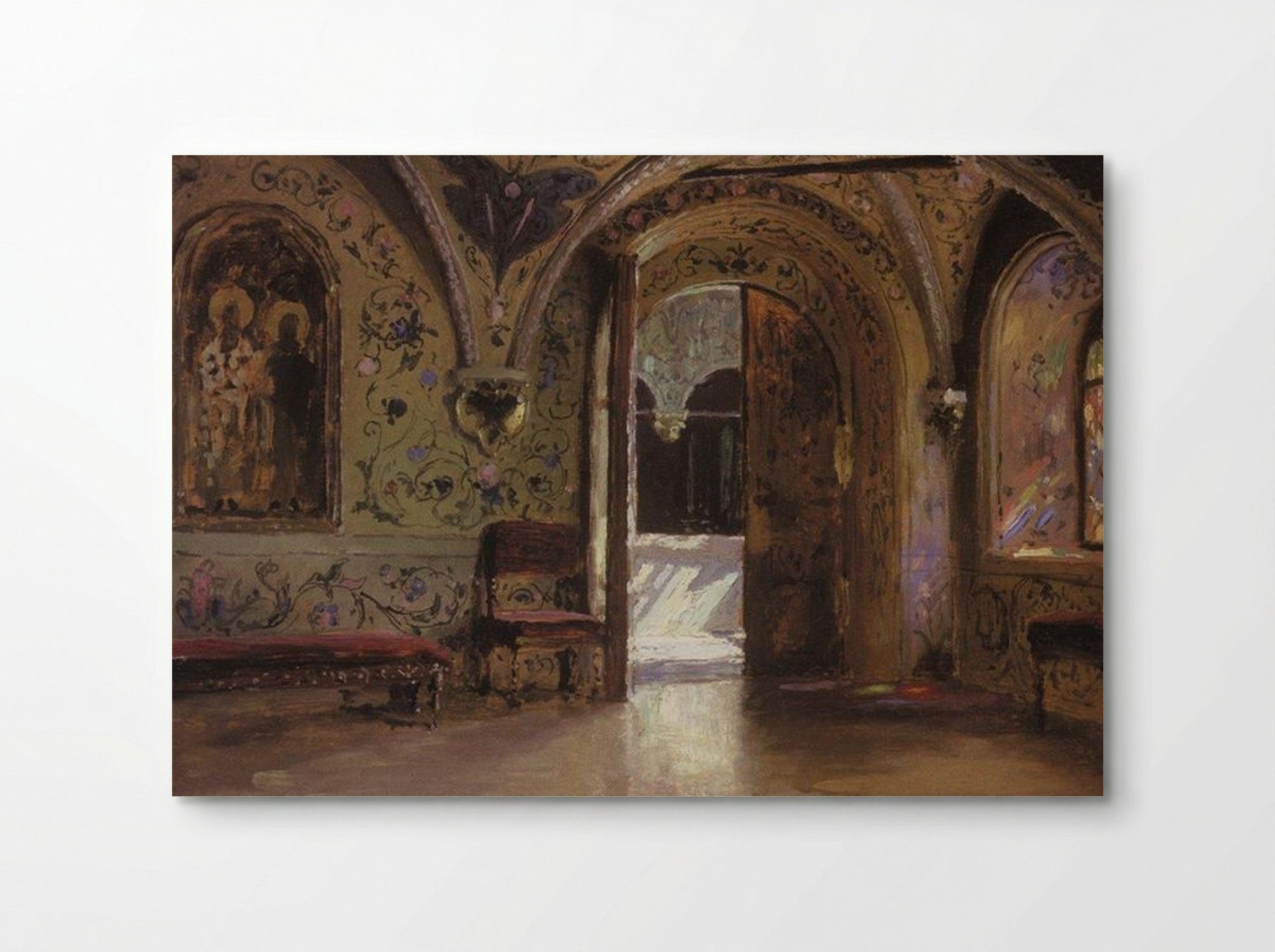 Terem Palace. The yield of the chambers of the Gold porch - Vasily Polenov - Poster