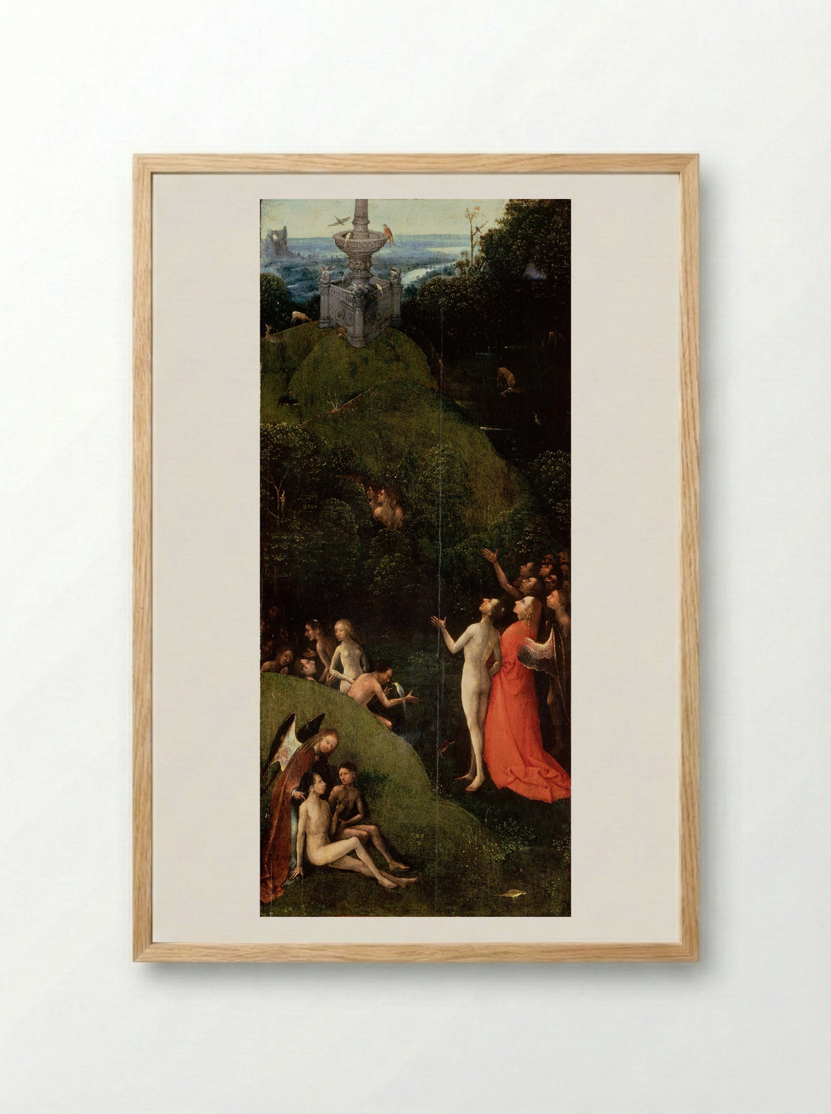 Terrestrial Paradise - Hieronymus Bosch - Framed Print Wood