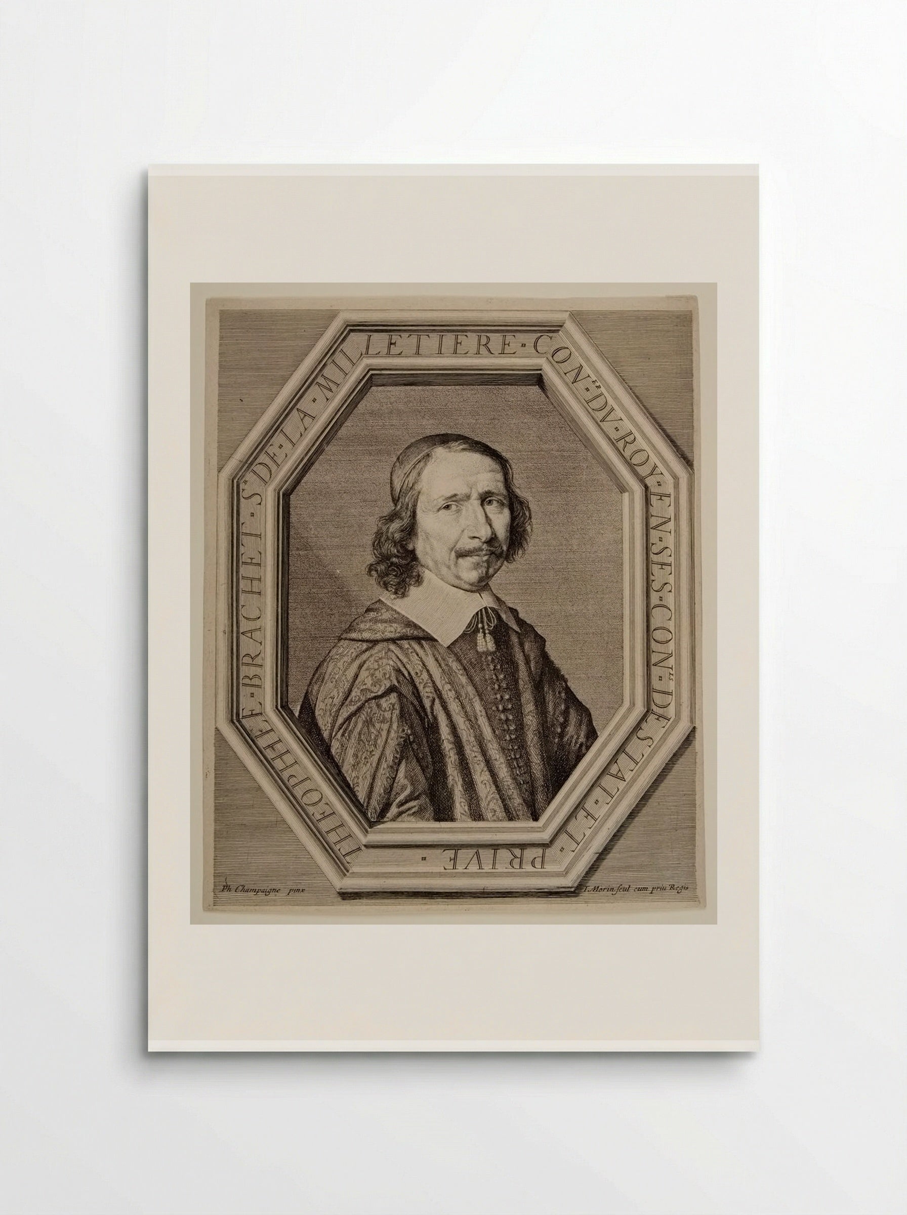 Théophile Brachet de la Millitière, Counselor to the King - Jean Morin - Poster