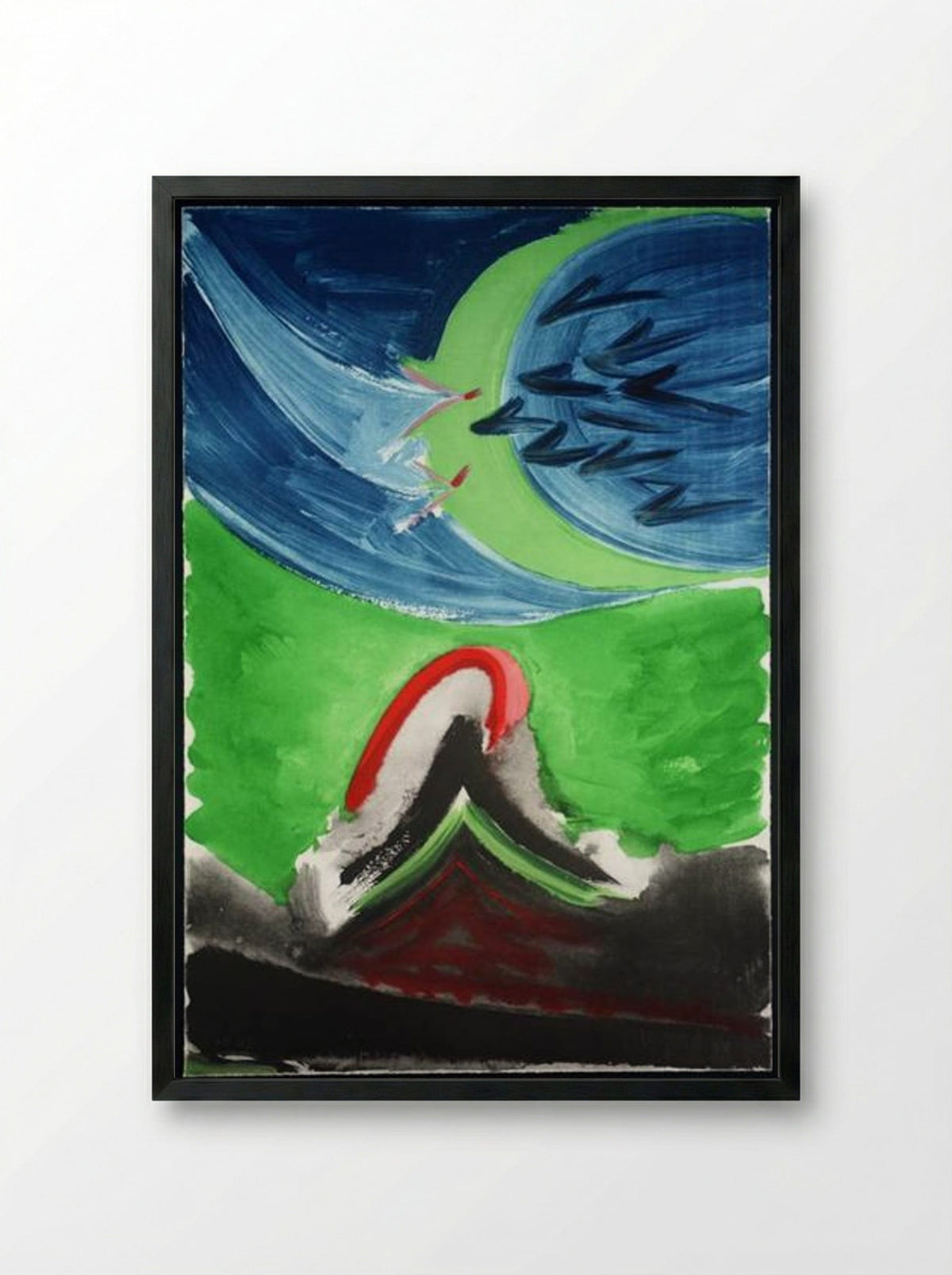 Thamar and Amnon - Terry Frost - Framed Print Black