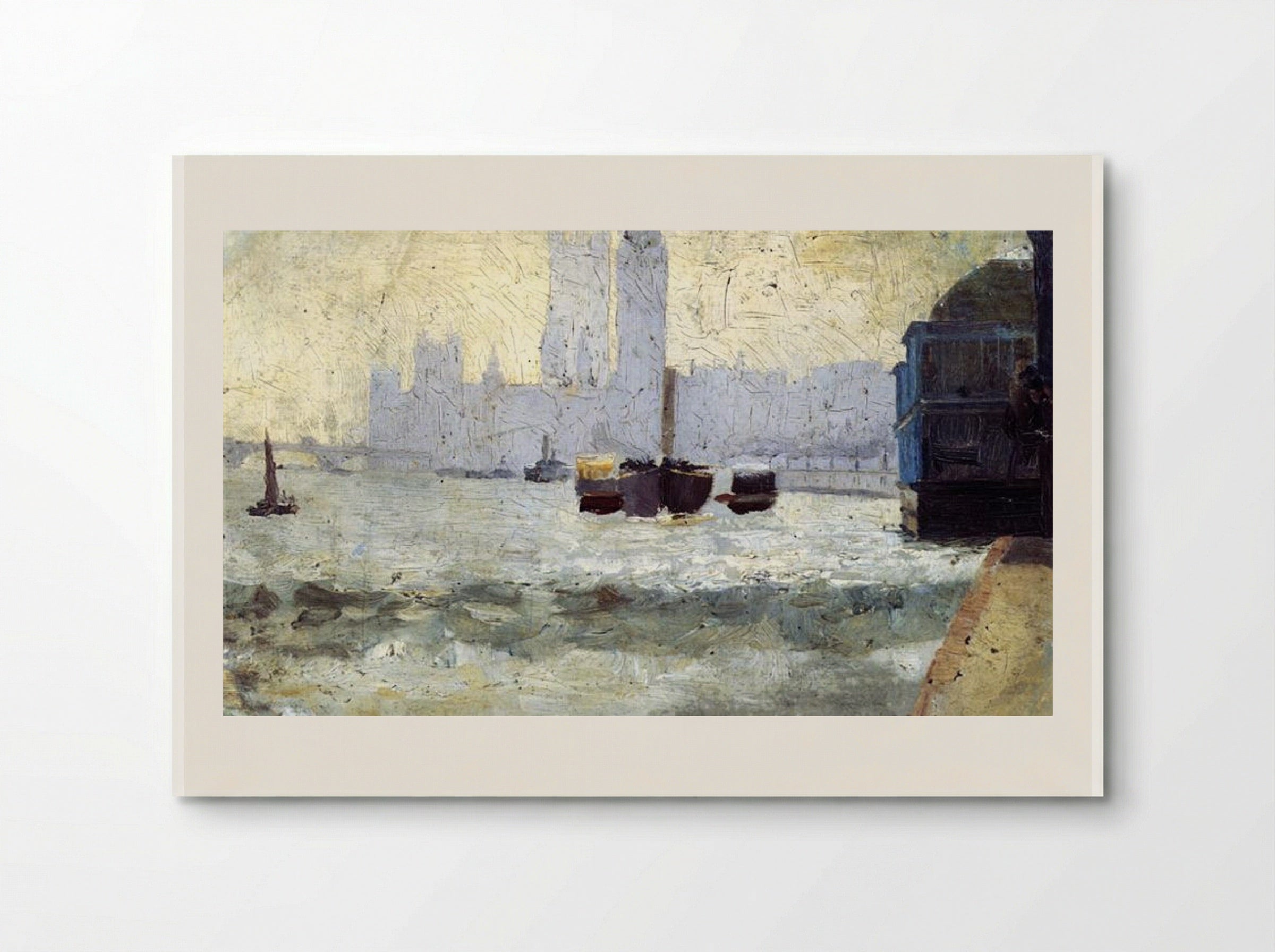 Thames Scene - Tom Roberts - Poster