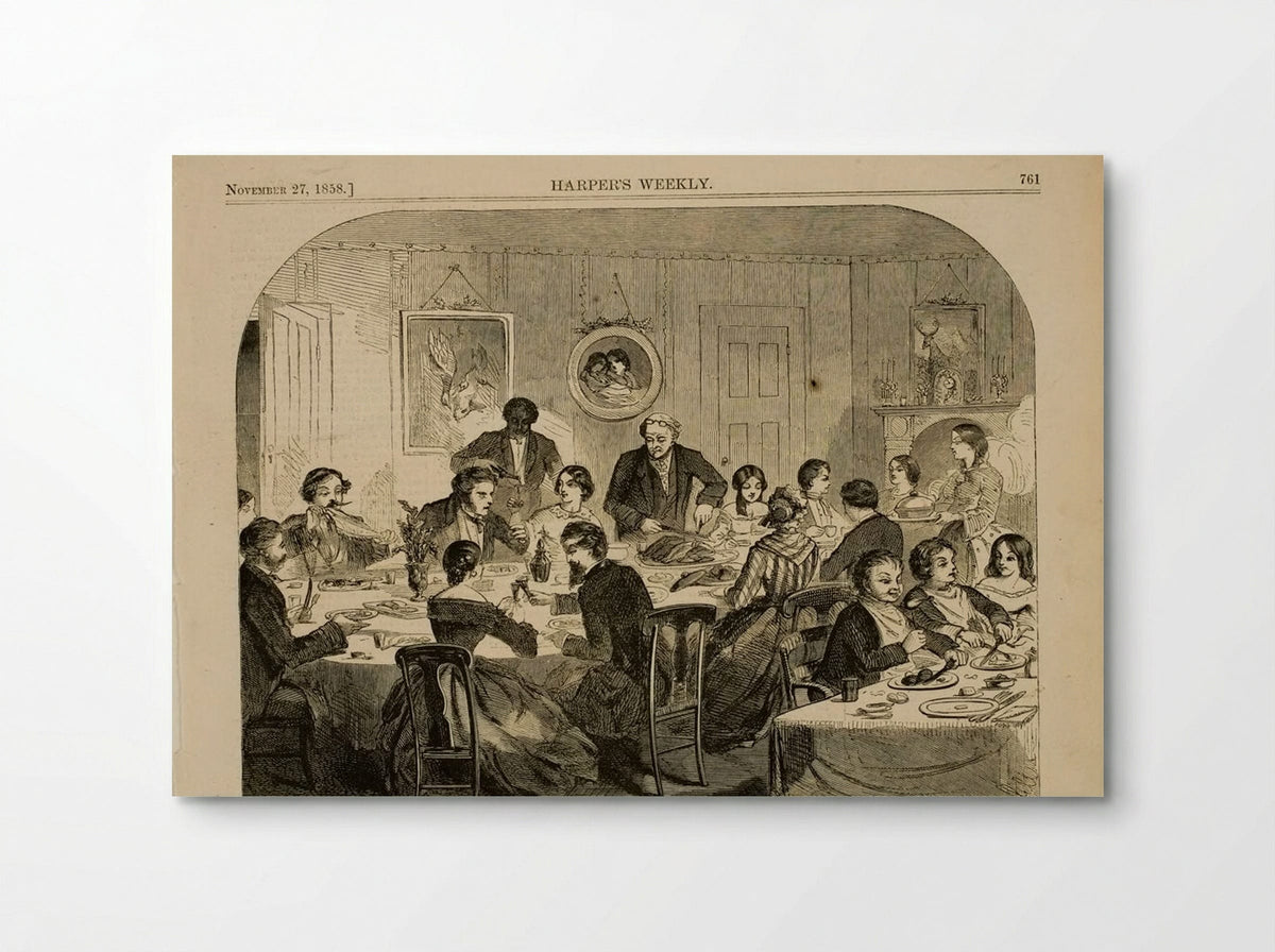 Thanksgiving Day - The Dinner - Winslow Homer - Poster