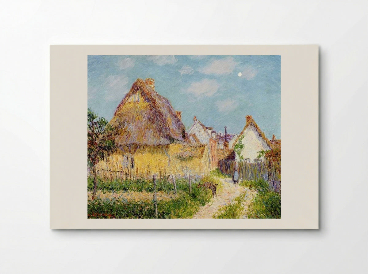 Thatched Cottage - Gustave Loiseau - Poster