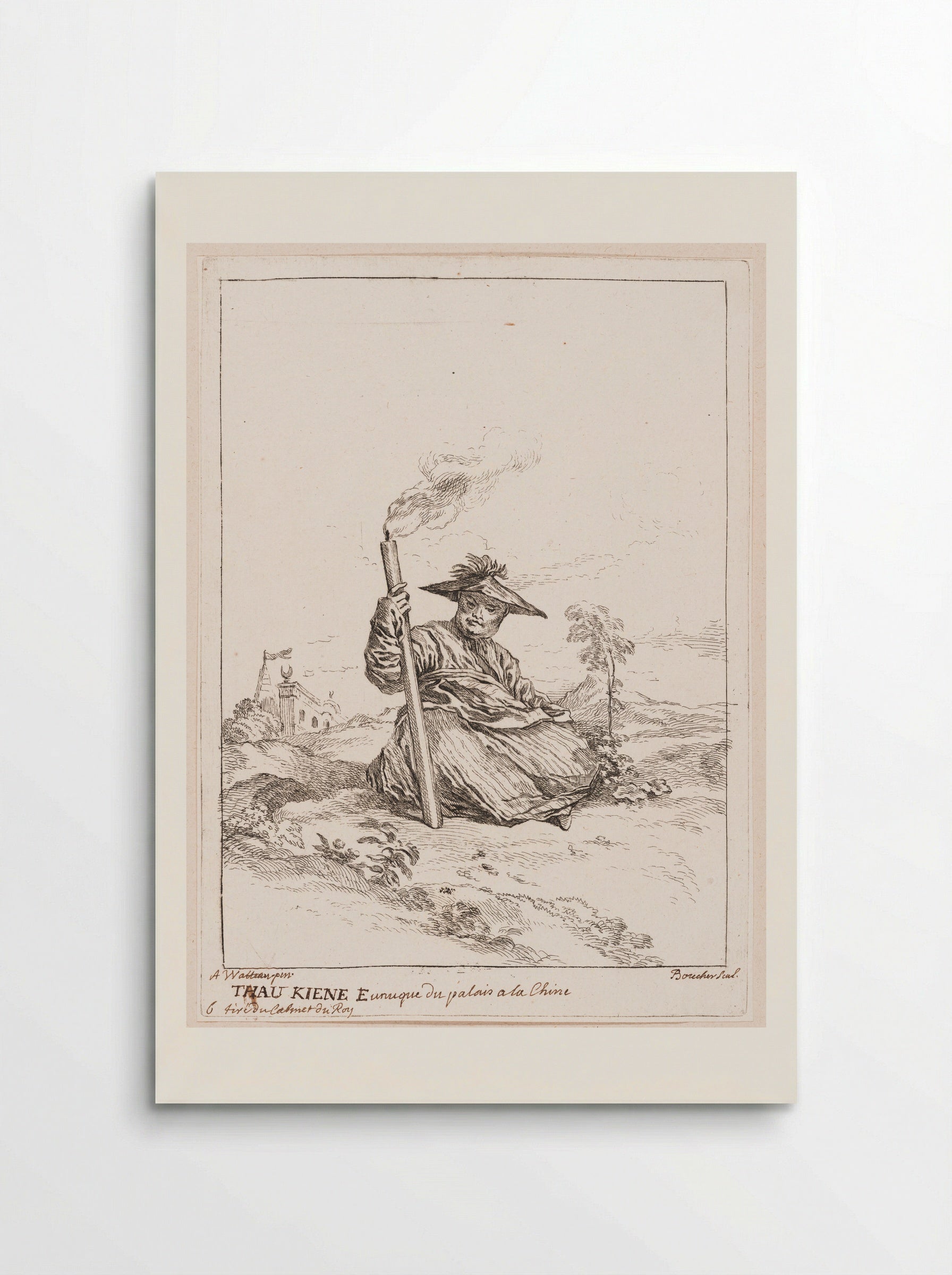 Thau Kiene, Eunuch of the Chinese Palace - François Boucher - Poster