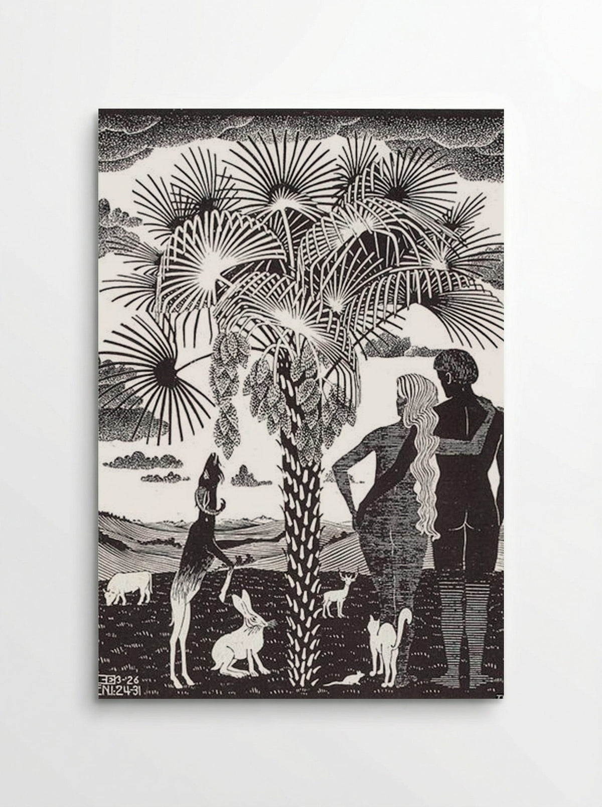 The 6th Day of the Creation - M.C. Escher - Poster