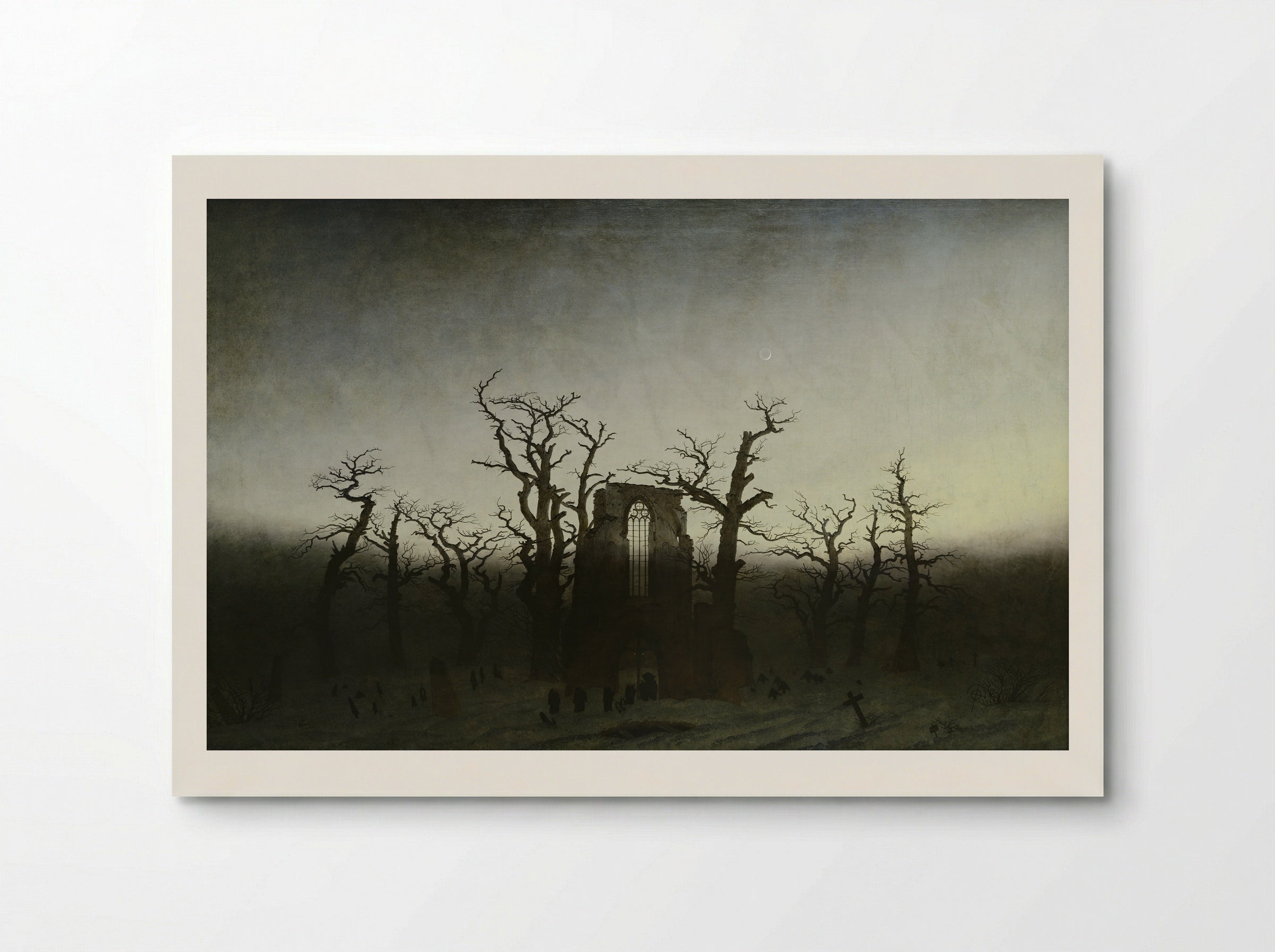 The Abbey in the Oakwood - Caspar David Friedrich - Poster