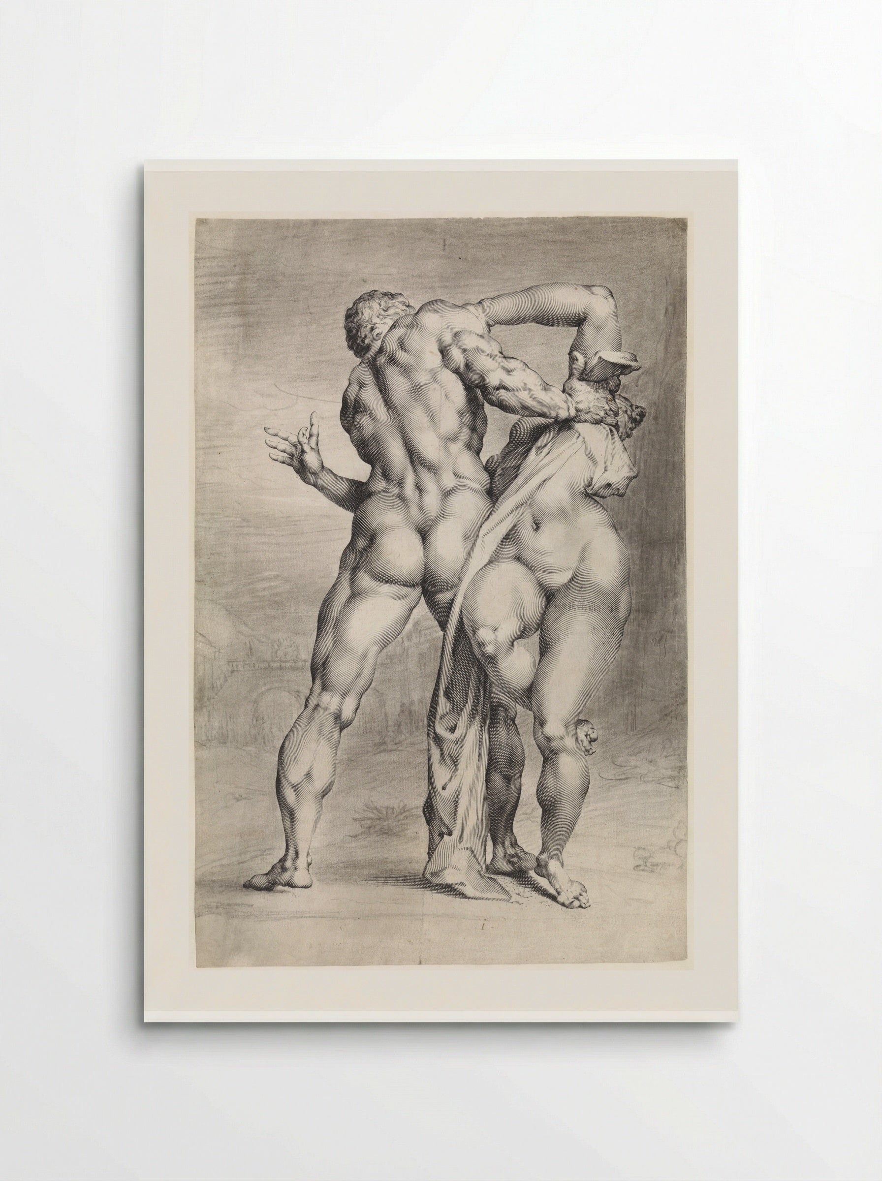 The Abduction of a Sabine Woman (Rear View) - Jan Harmensz. Muller - Poster