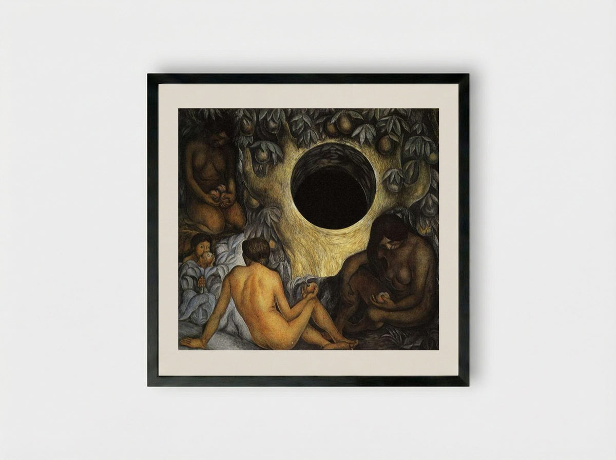 The Abundant Earth - Diego Rivera - Framed Print Black