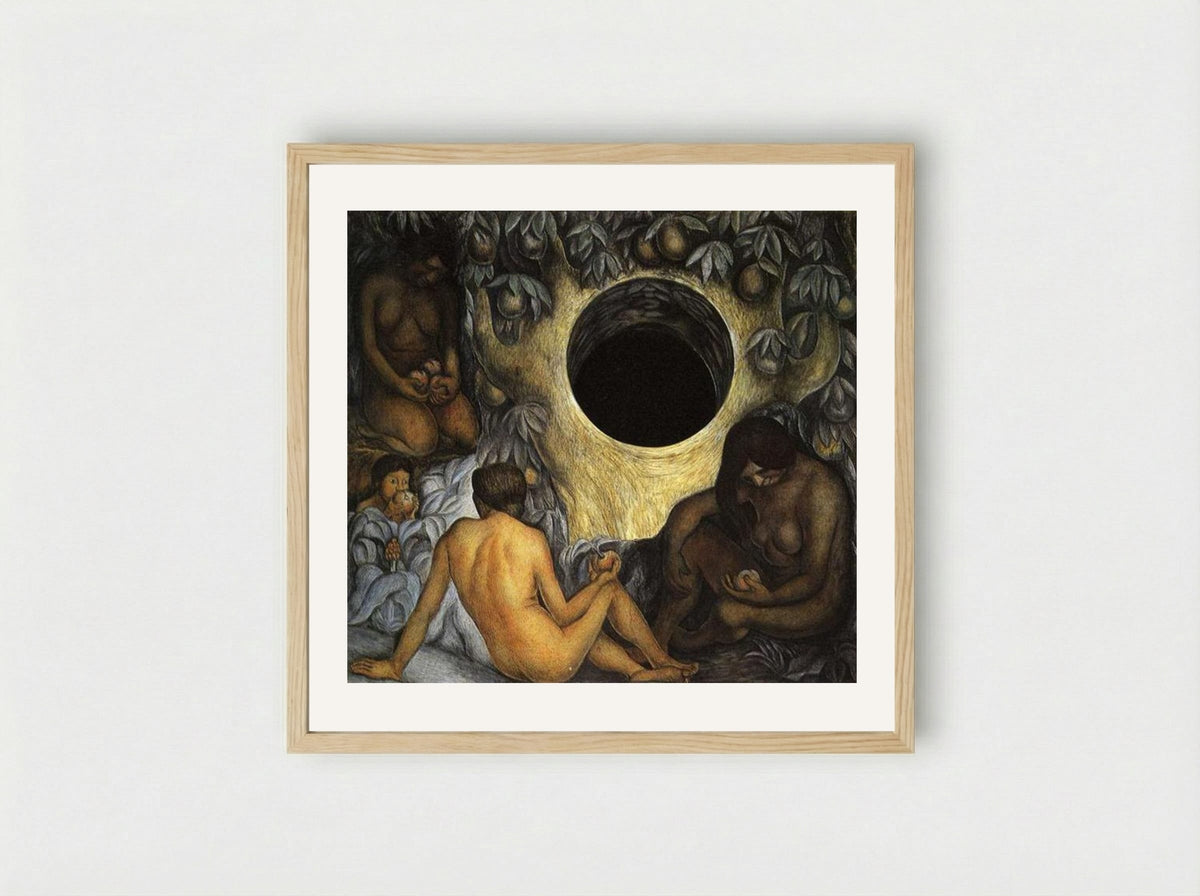 The Abundant Earth - Diego Rivera - Framed Print Wood