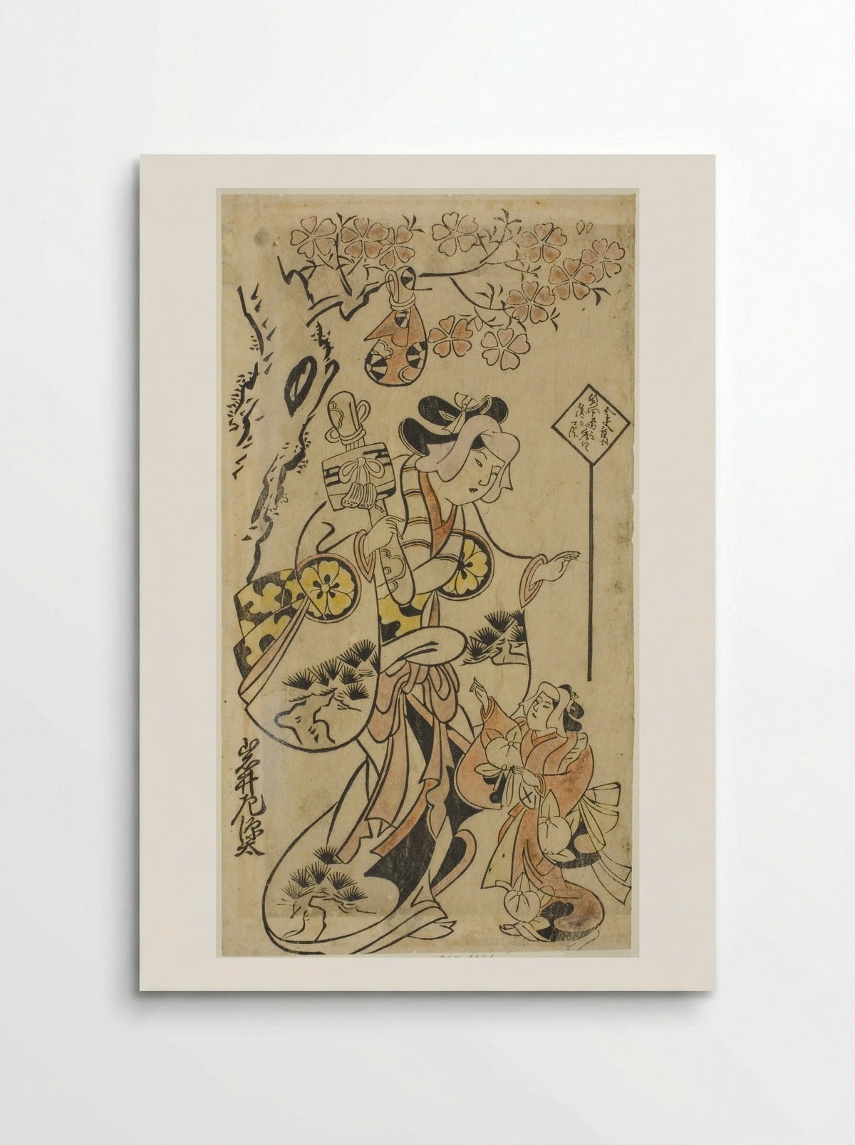 The Actor Iwai Sagenta I - Torii Kiyonobu I - Poster