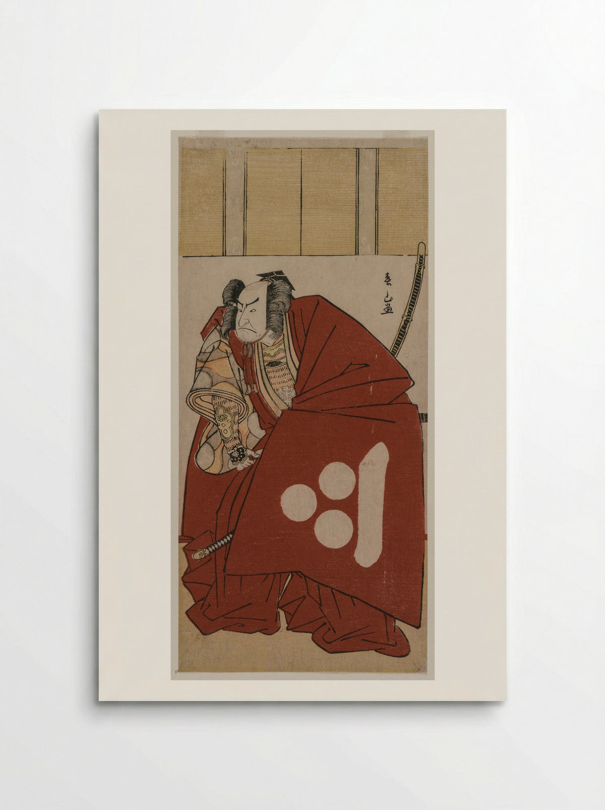 The Actor Nakamura Nakazo I as a peddler of toys - Katsukawa Shunzan - Poster