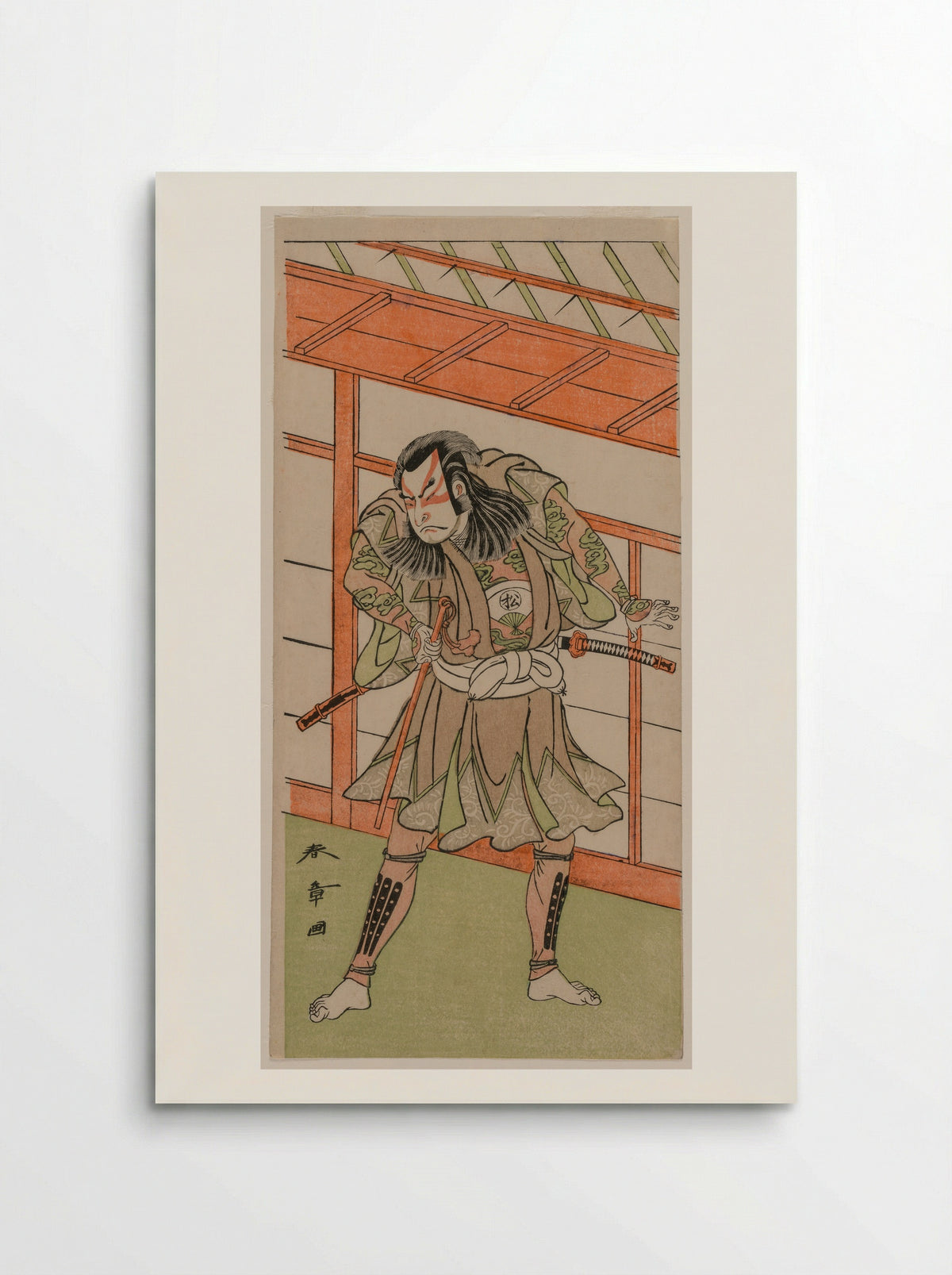 The Actor Onoe Matsusuke I in an Unidentified Role - Katsukawa Shunsho - Poster