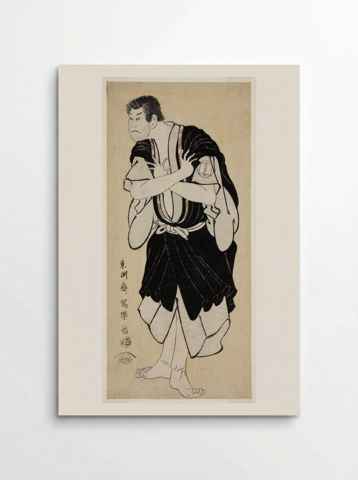 The Actor Sakata Hangoro III as Kosodate Kannonbo - Tōshūsai Sharaku - Poster