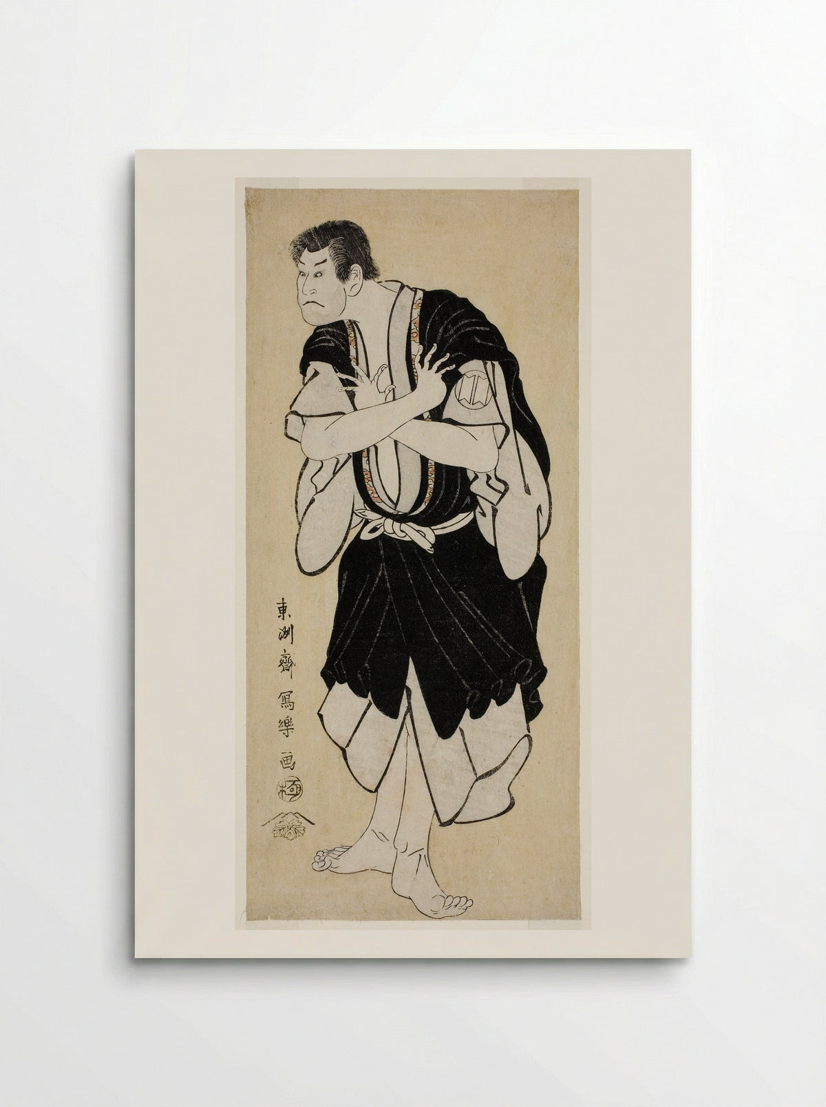 The Actor Sakata Hangoro III as Kosodate Kannonbo - Tōshūsai Sharaku - Poster