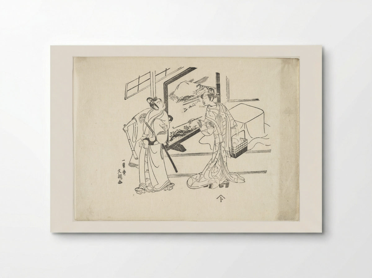 The Actors - Ippitsusai Bunchō - Poster