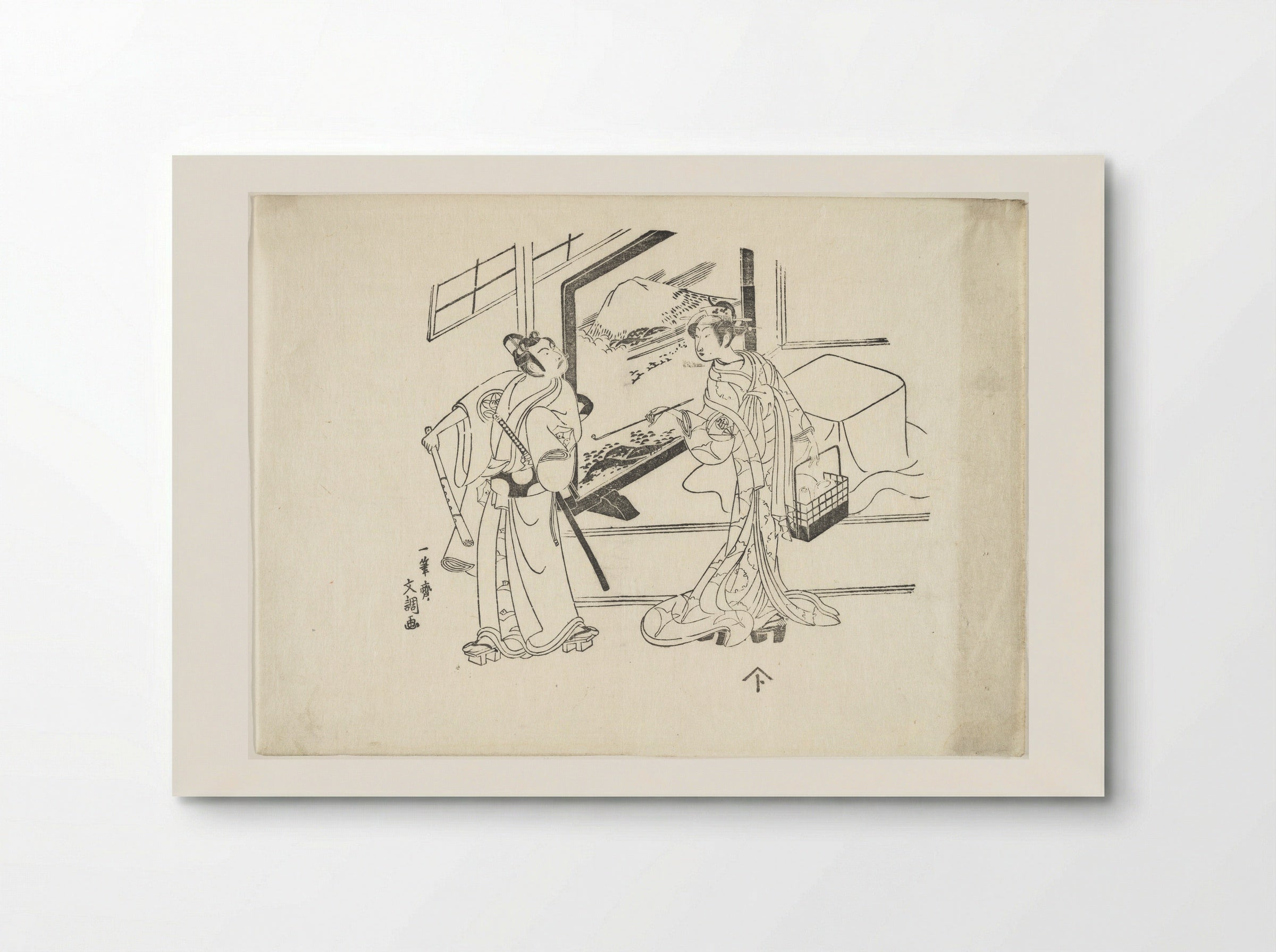 The Actors - Ippitsusai Bunchō - Poster