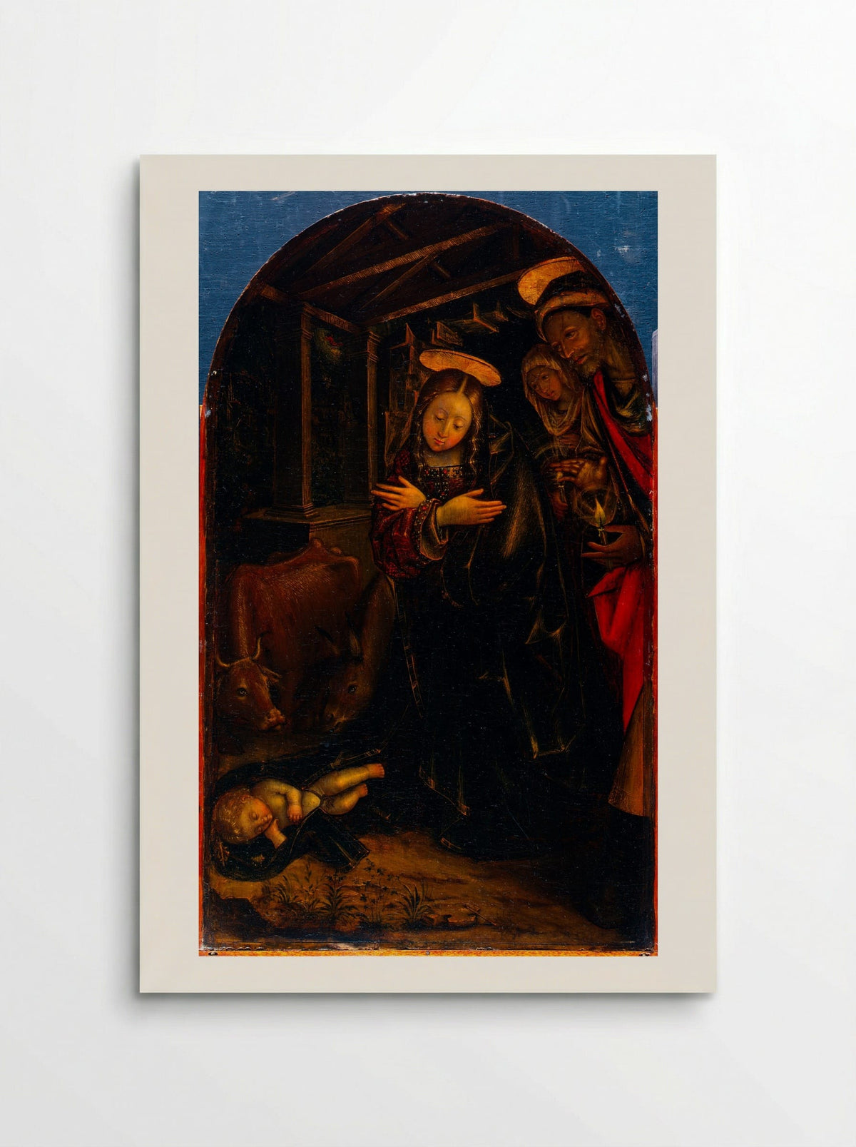 The Adoration of the Christ Child - Defendente Ferrari - Poster