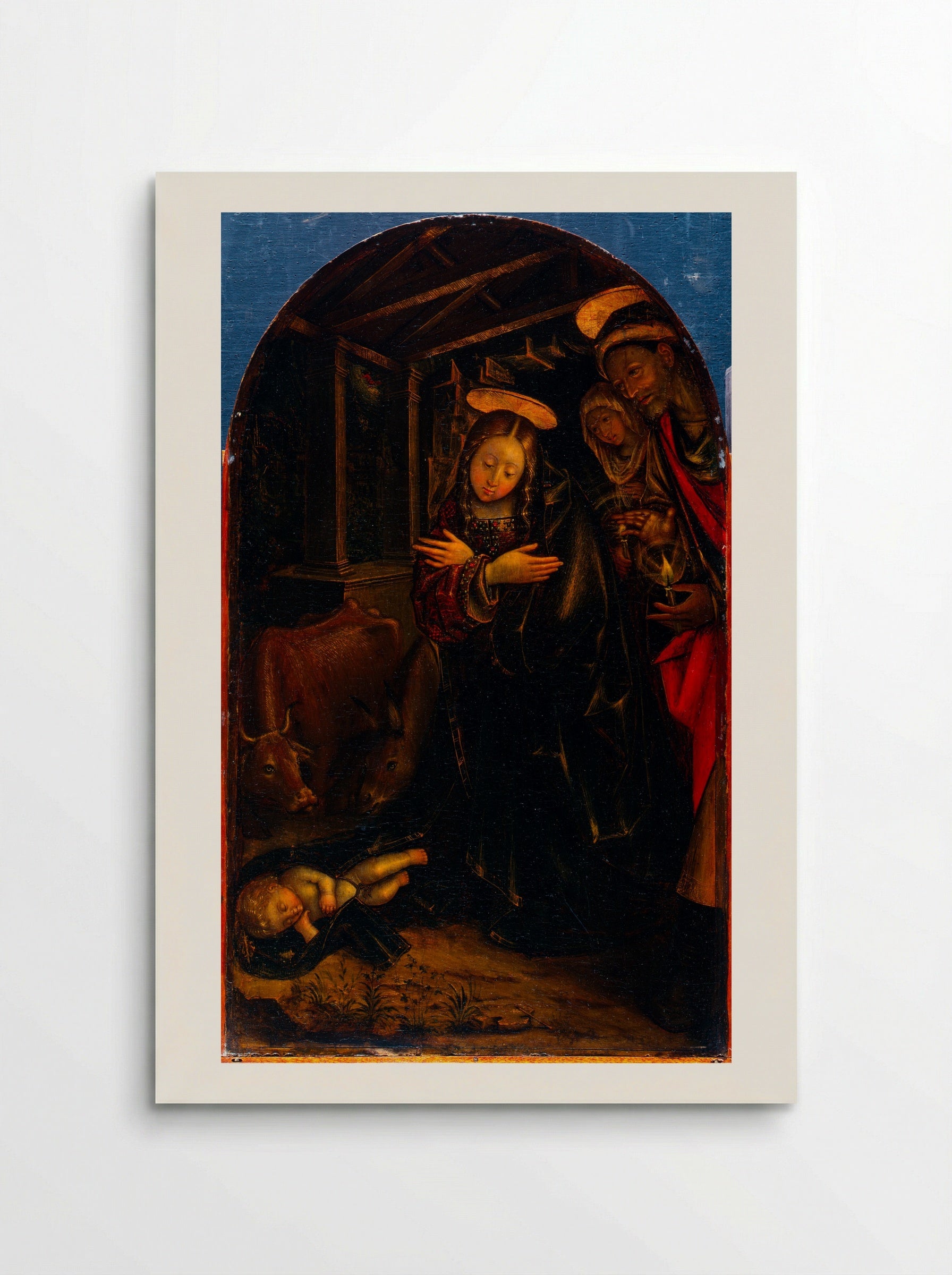 The Adoration of the Christ Child - Defendente Ferrari - Poster