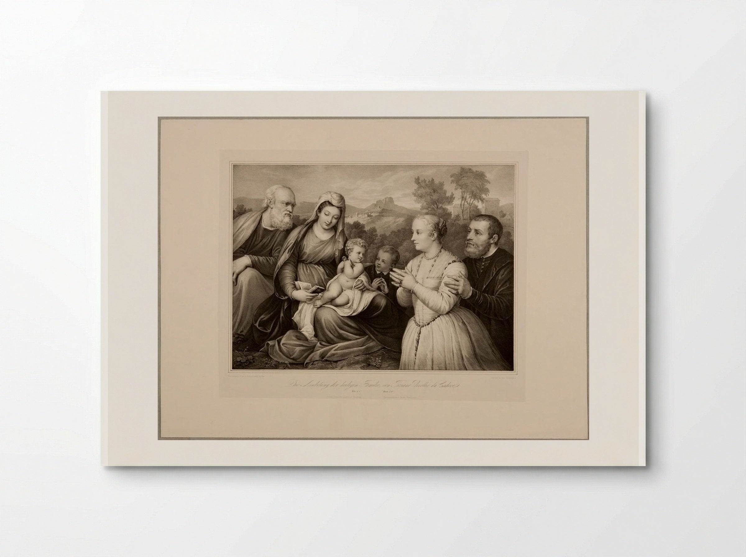 The Adoration of the Holy Family - Franz Hanfstaengl - Poster