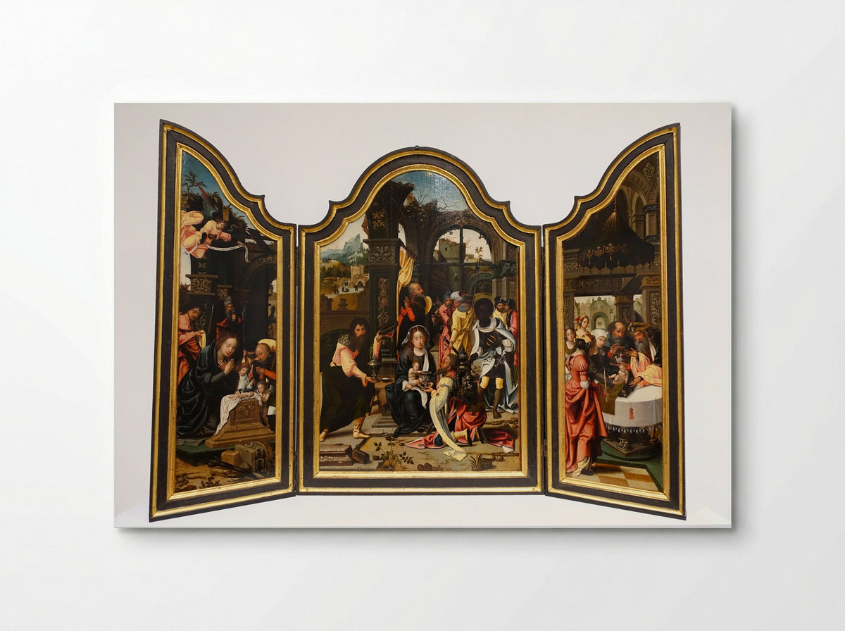 The Adoration of the Magi Triptych - Master of 1518 - Poster