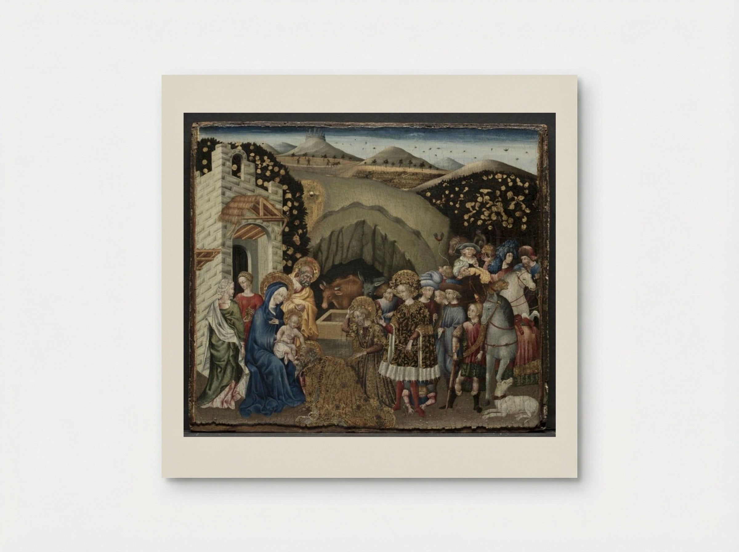 The Adoration of the Magi - Giovanni di Paolo - Poster