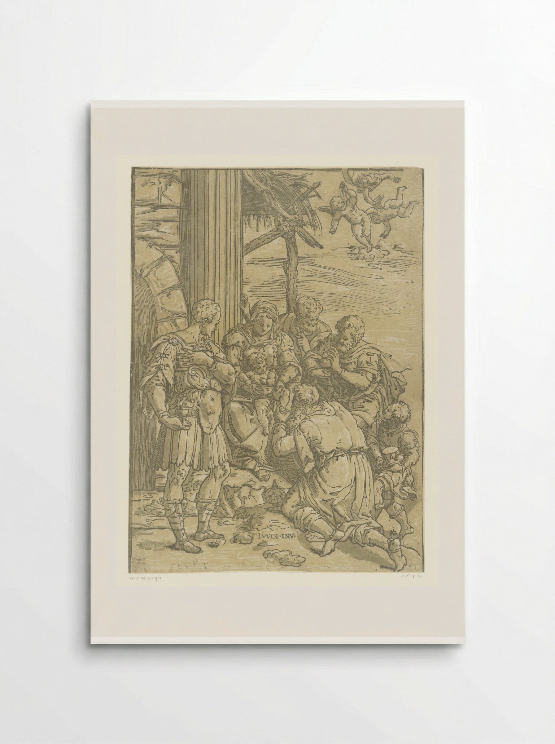 The Adoration of the Magi - Andrea Andreani - Poster
