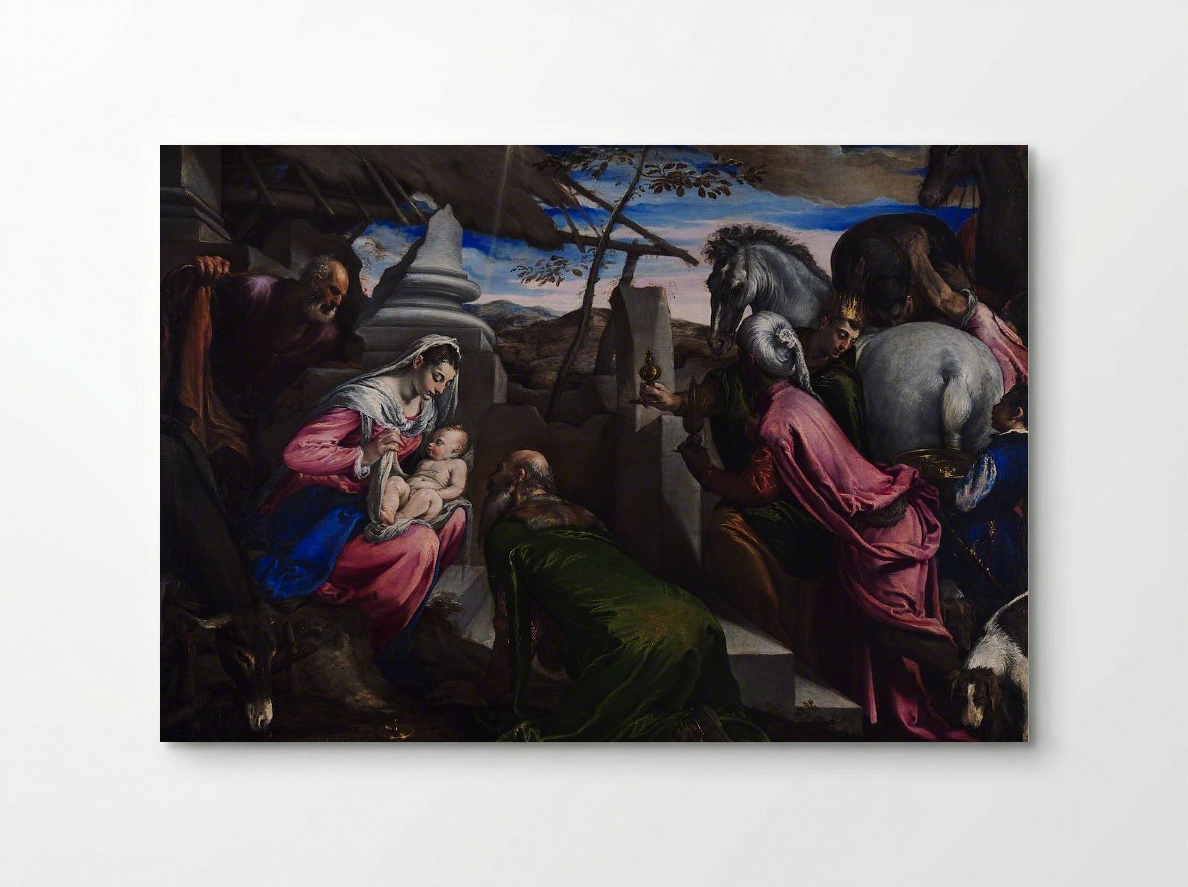 The Adoration of the Magi - Jacopo Bassano - Poster