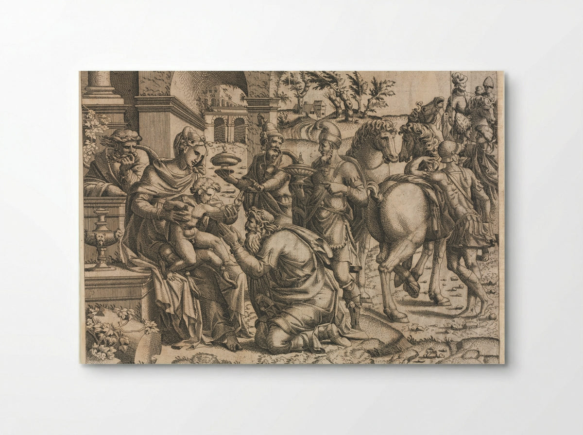 The Adoration of the Magi - Jean Mignon - Poster