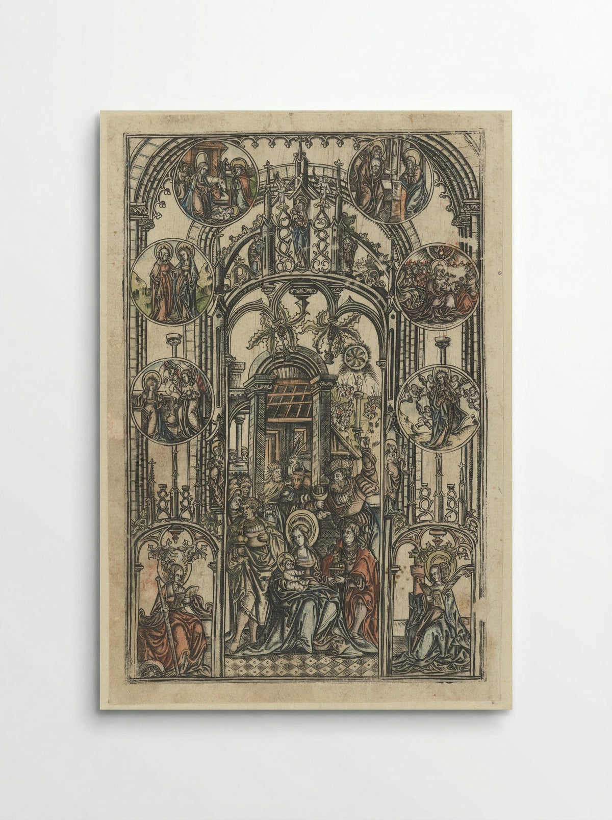 The Adoration of the Magi - Monogrammist S - Poster