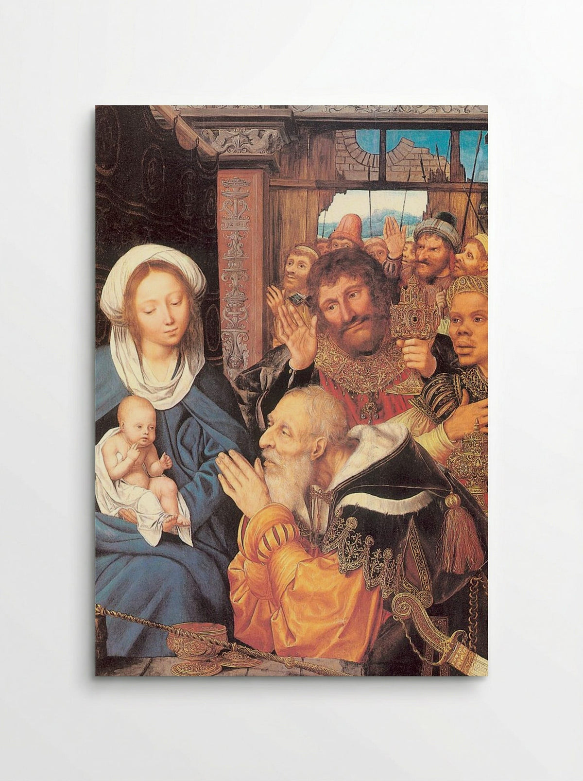 The Adoration of the Magi - Quinten Massys - Poster